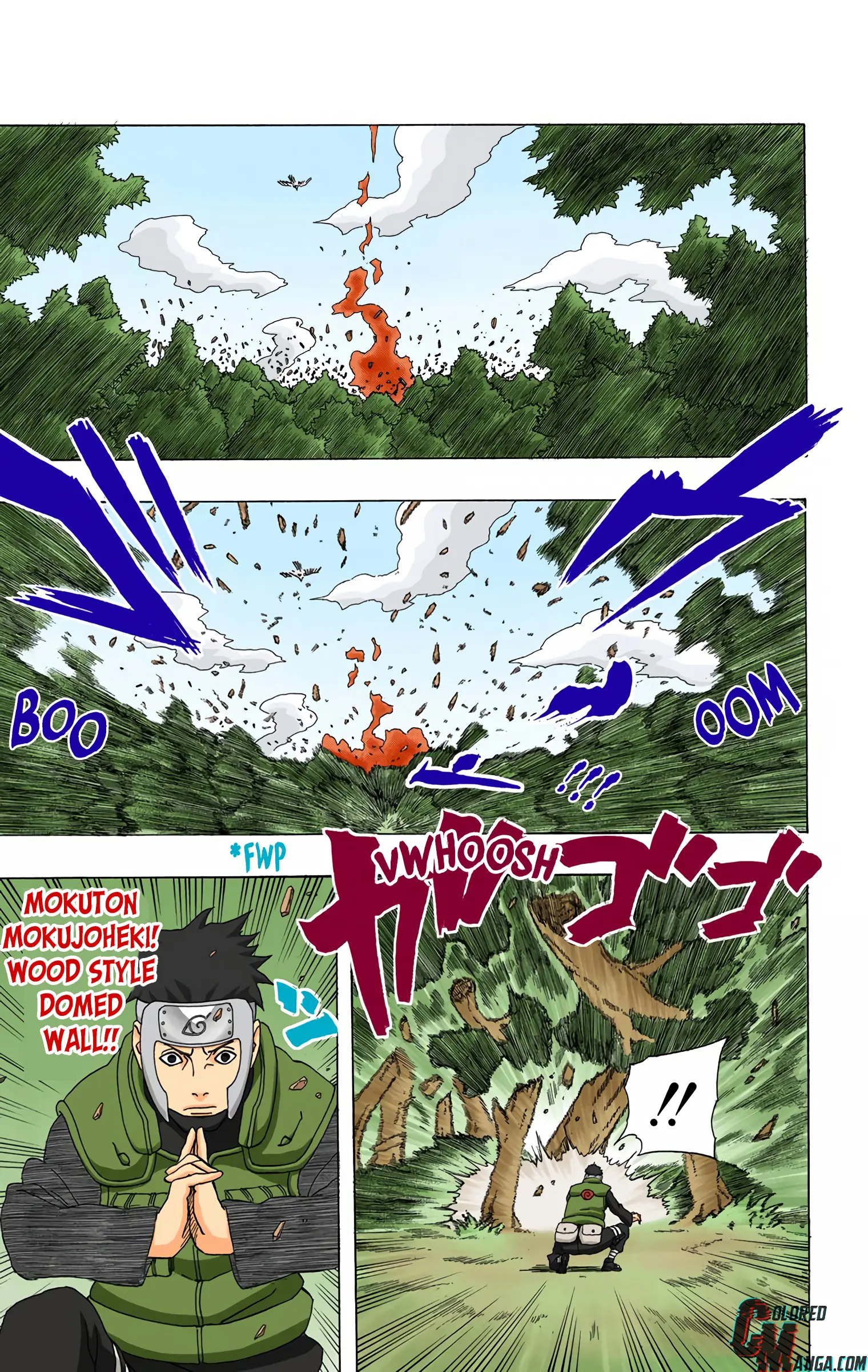 Naruto Colored Manga Online, chapter 293, page 13