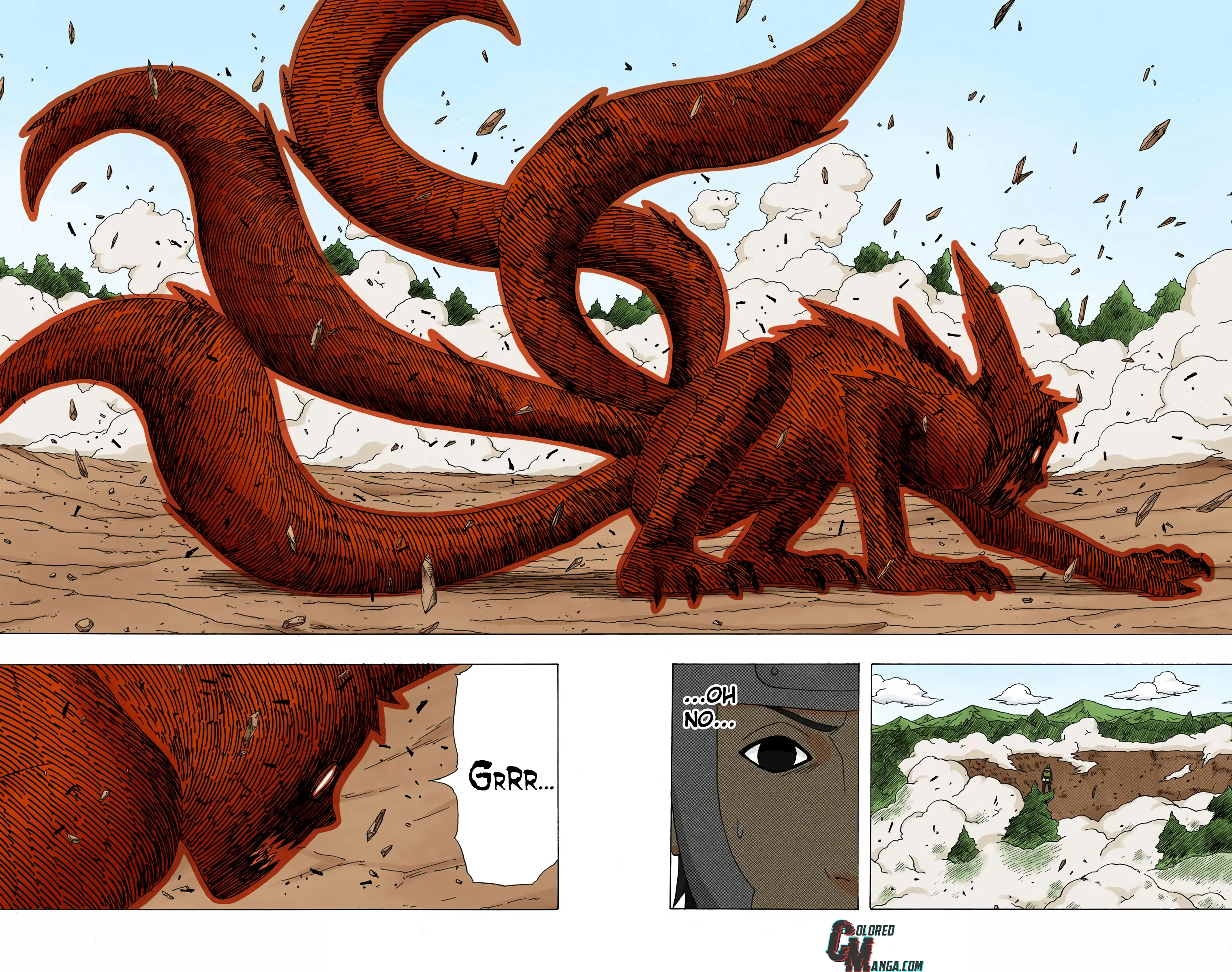 Naruto Colored Manga Online, chapter 293, page 16