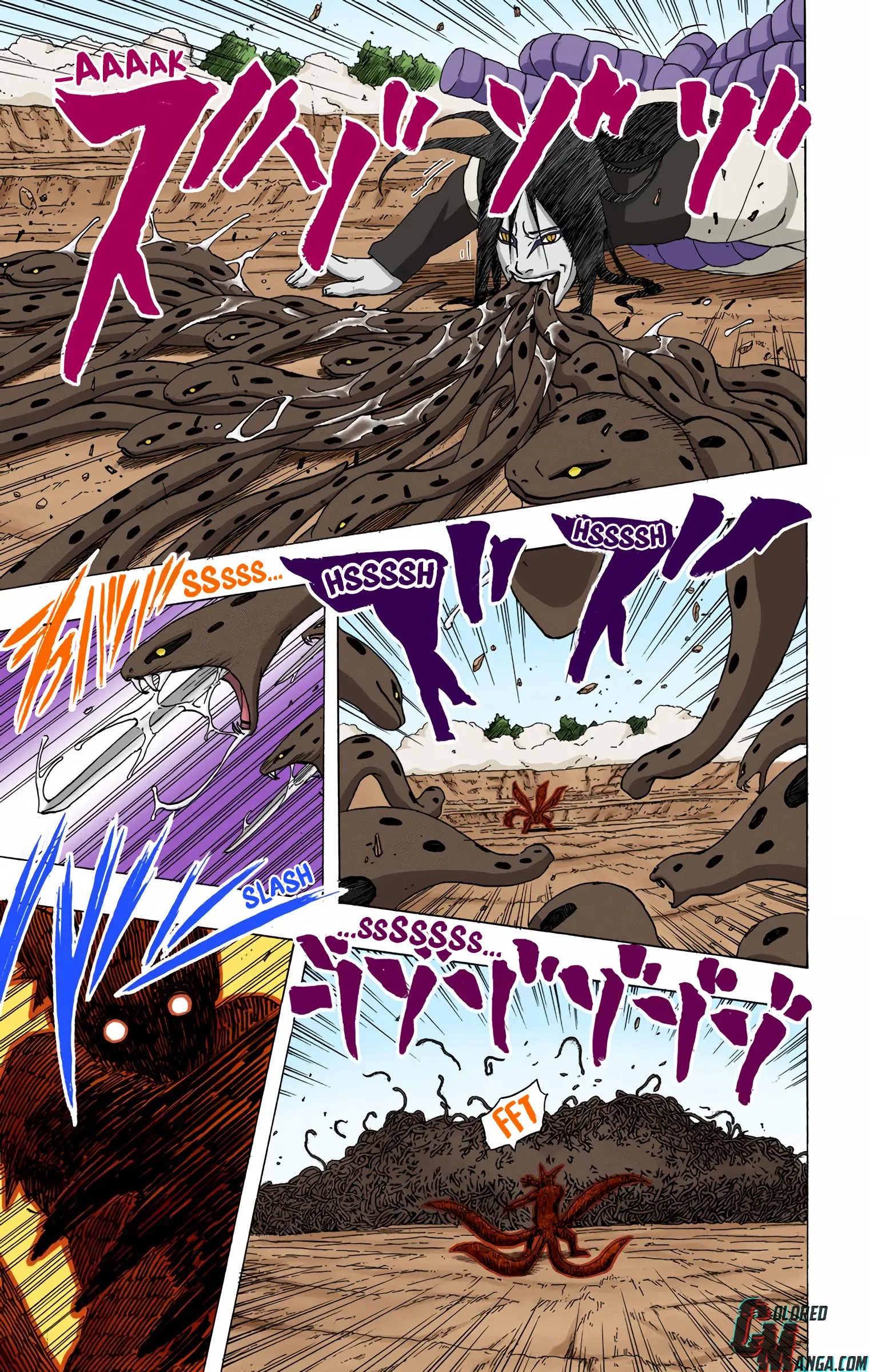 Naruto Colored Manga Online, chapter 294, page 3