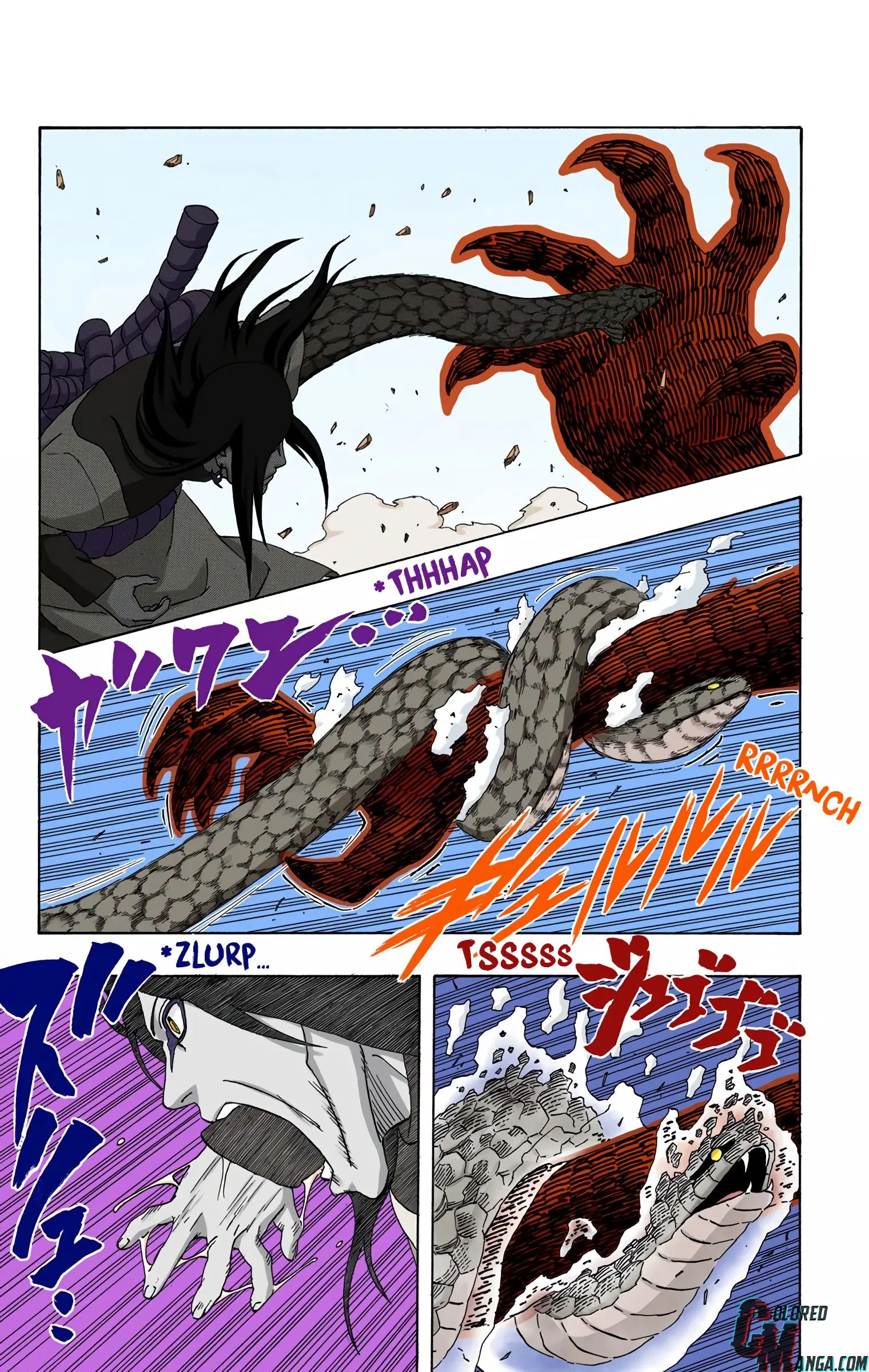 Naruto Colored Manga Online, chapter 294, page 7