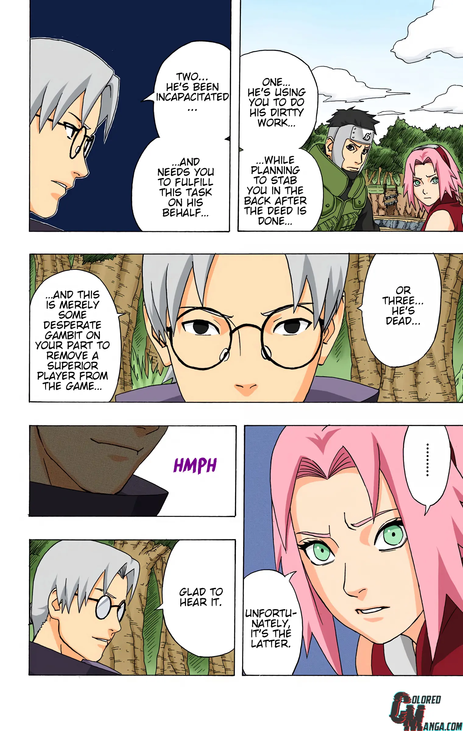 Naruto Colored Manga Online, chapter 294, page 14