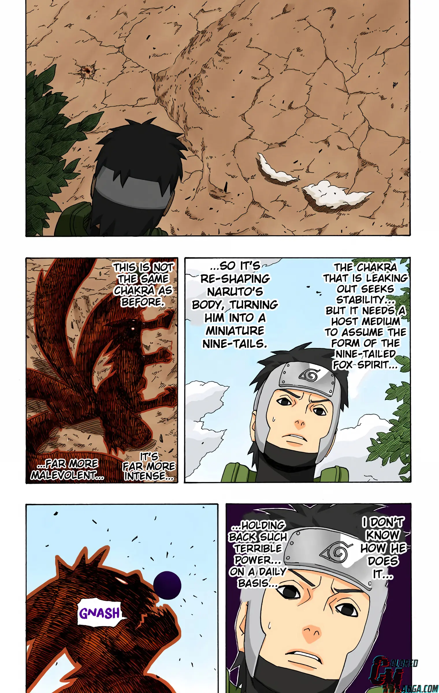 Naruto Colored Manga Online, chapter 295, page 3