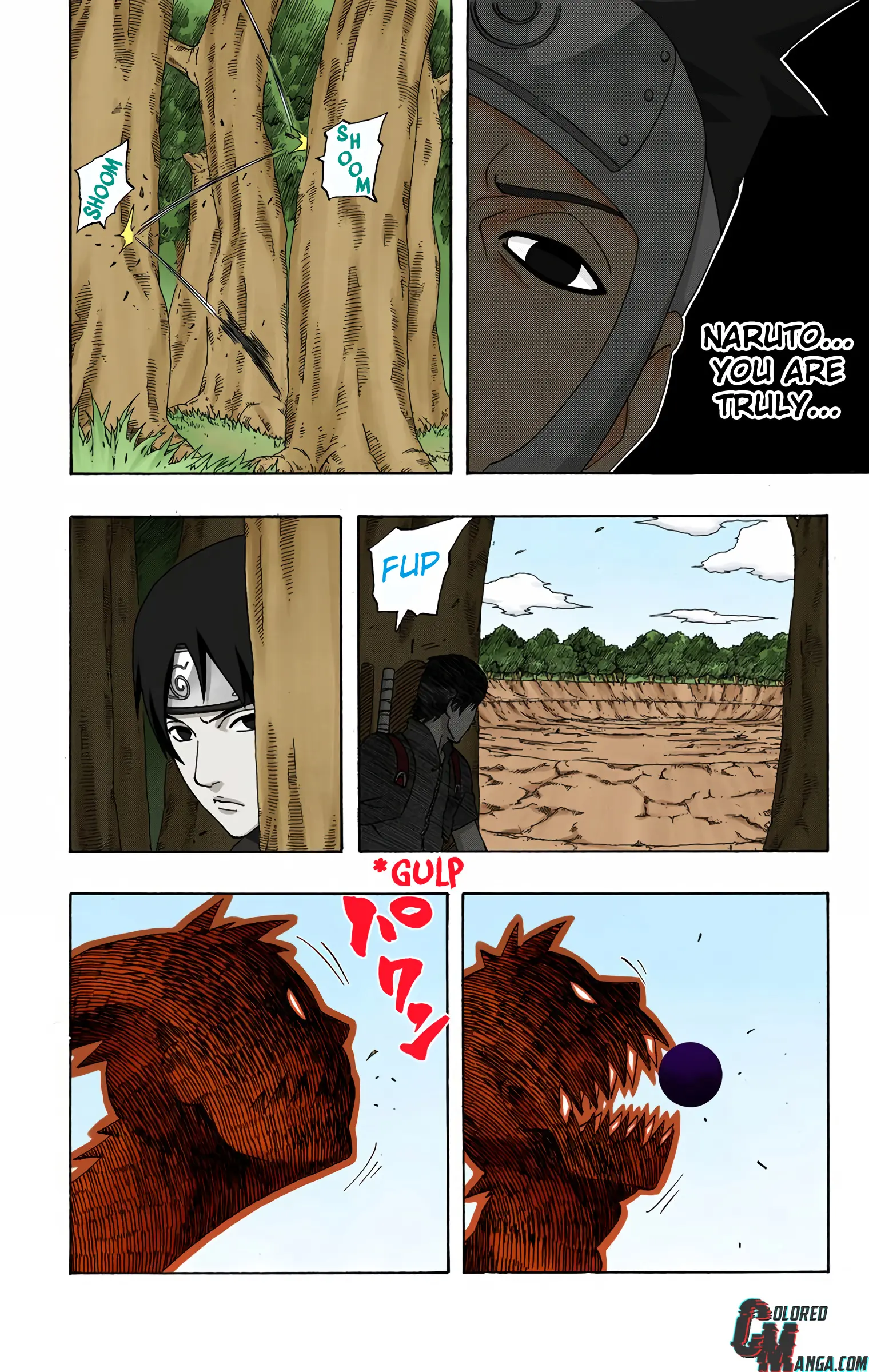 Naruto Colored Manga Online, chapter 295, page 4
