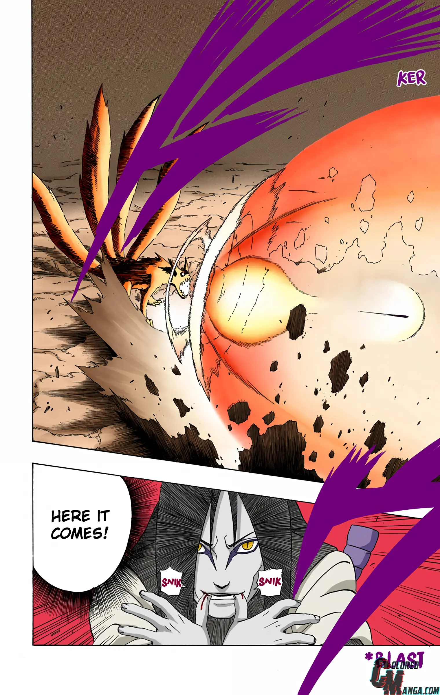Naruto Colored Manga Online, chapter 295, page 6