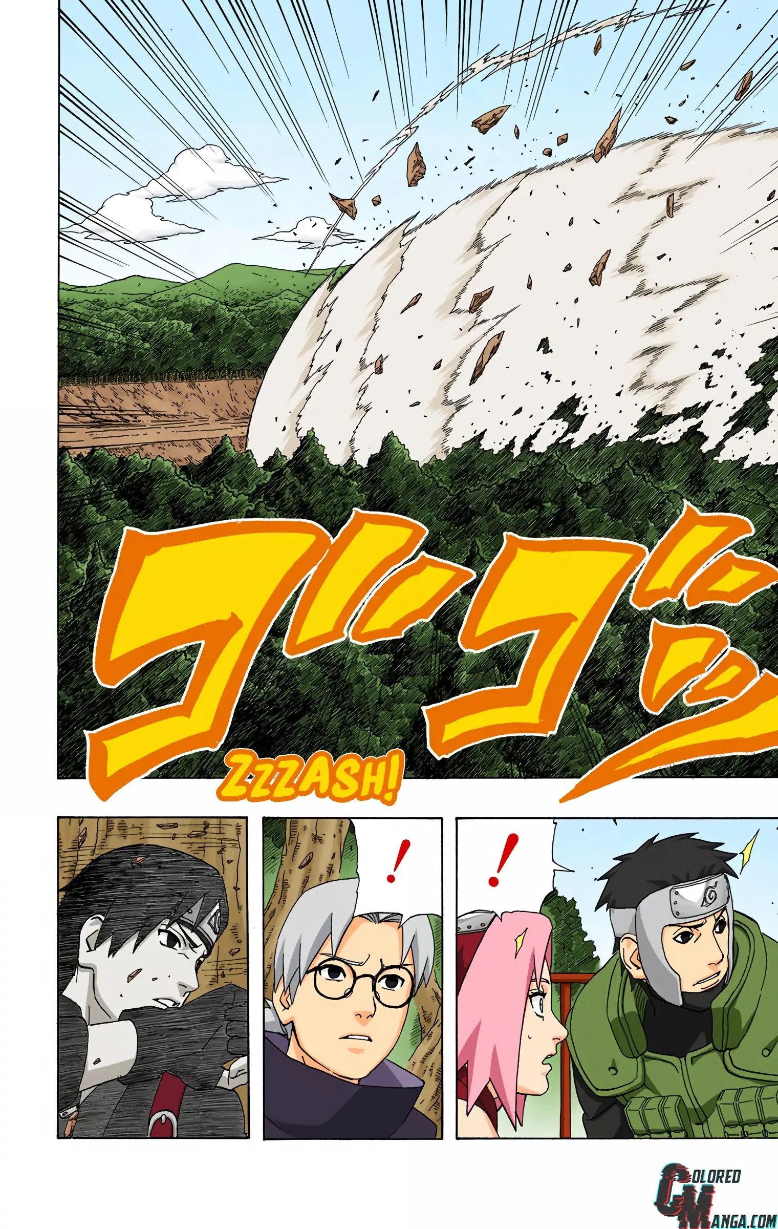 Naruto Colored Manga Online, chapter 295, page 9