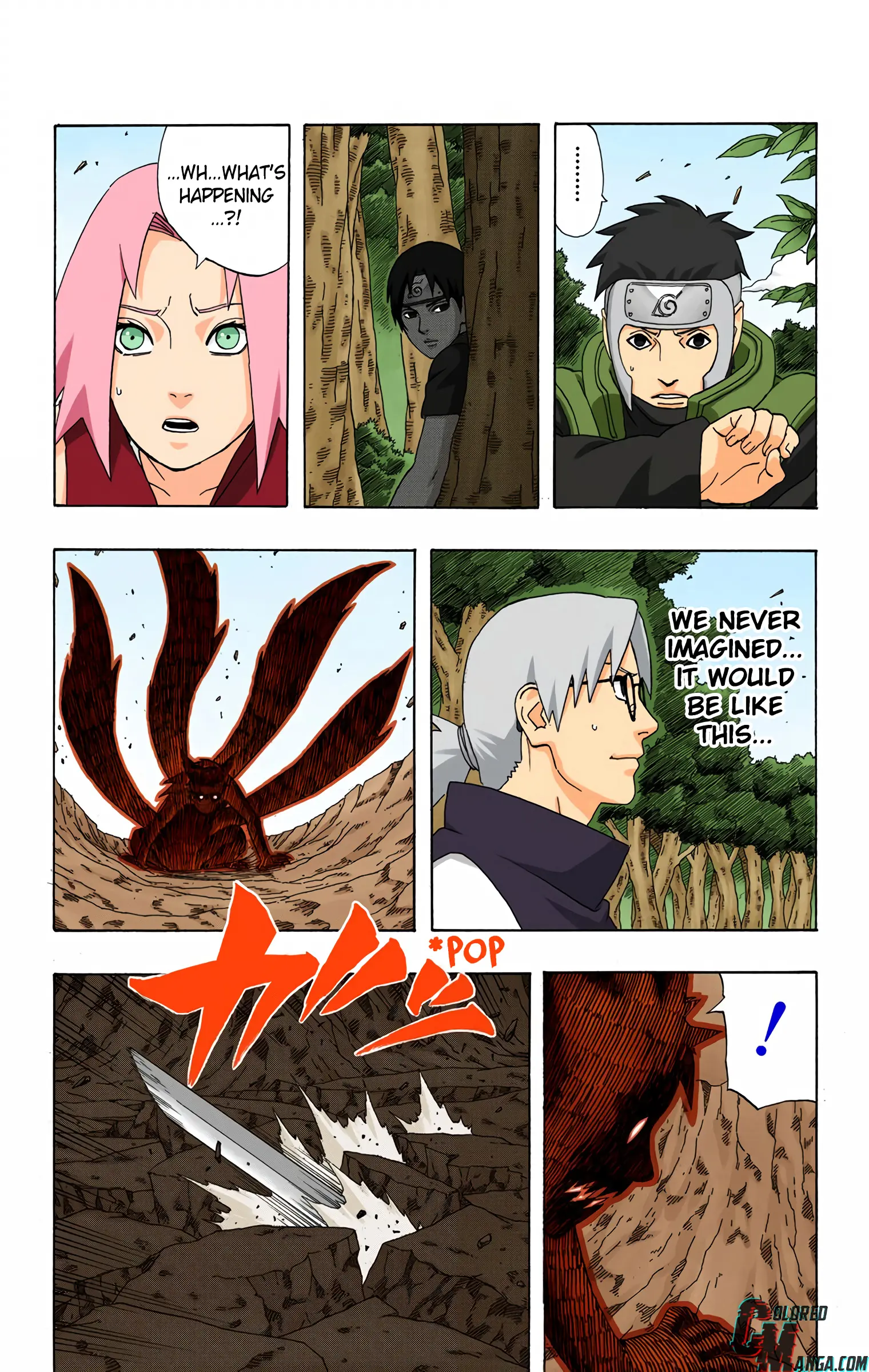 Naruto Colored Manga Online, chapter 295, page 12