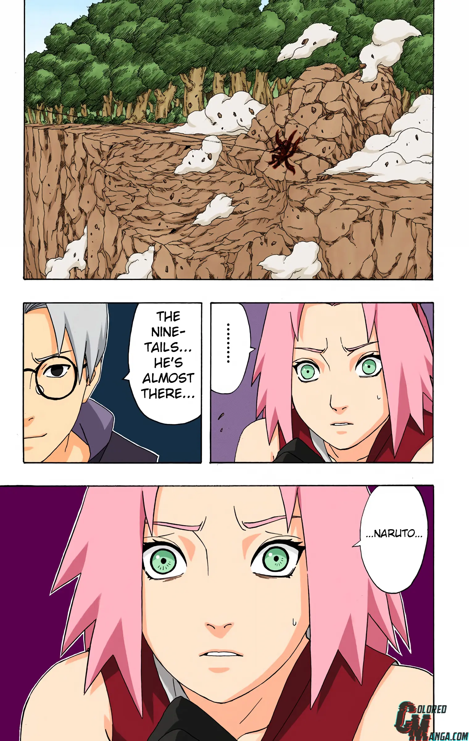 Naruto Colored Manga Online, chapter 295, page 15