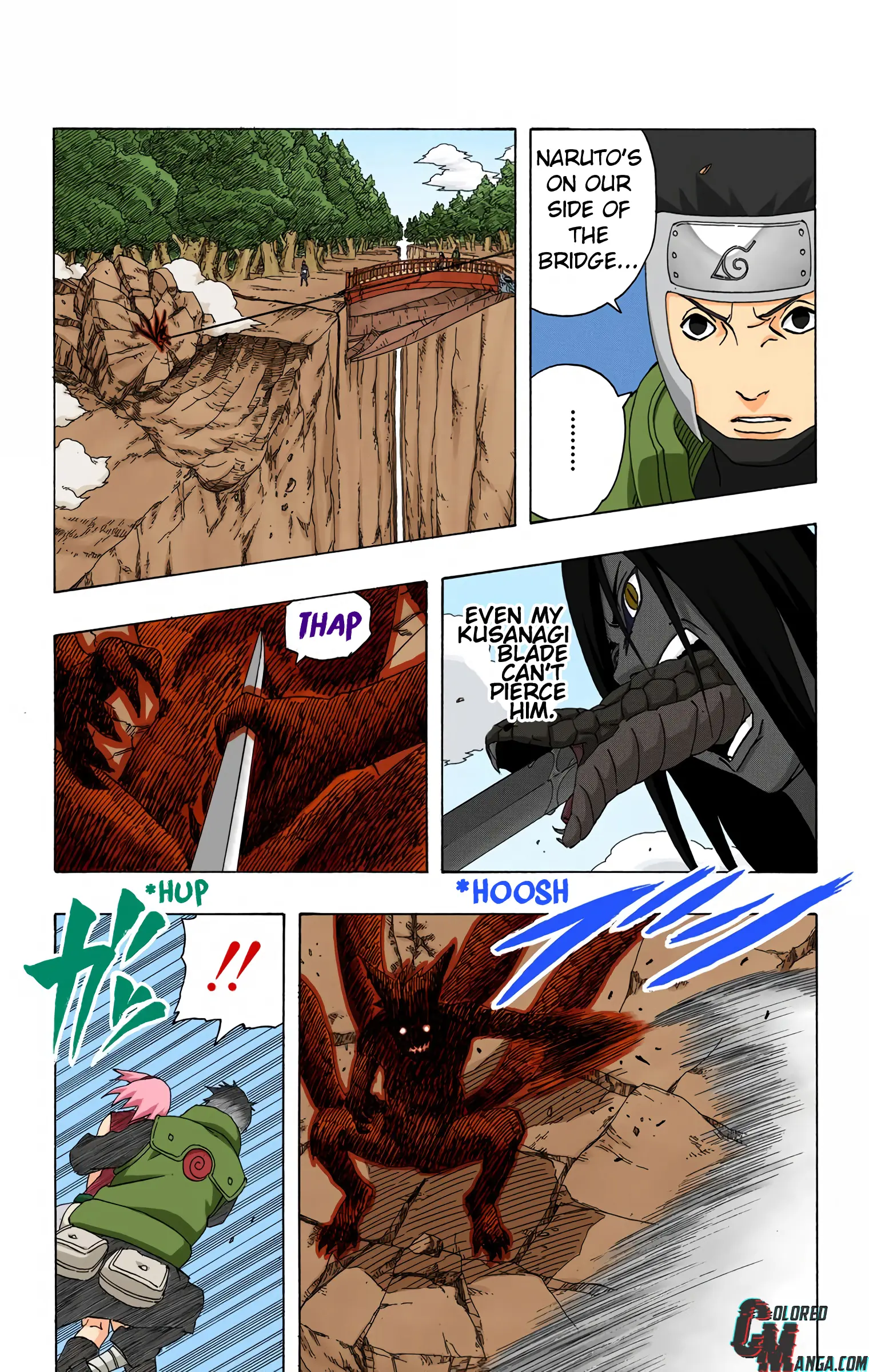 Naruto Colored Manga Online, chapter 296, page 3