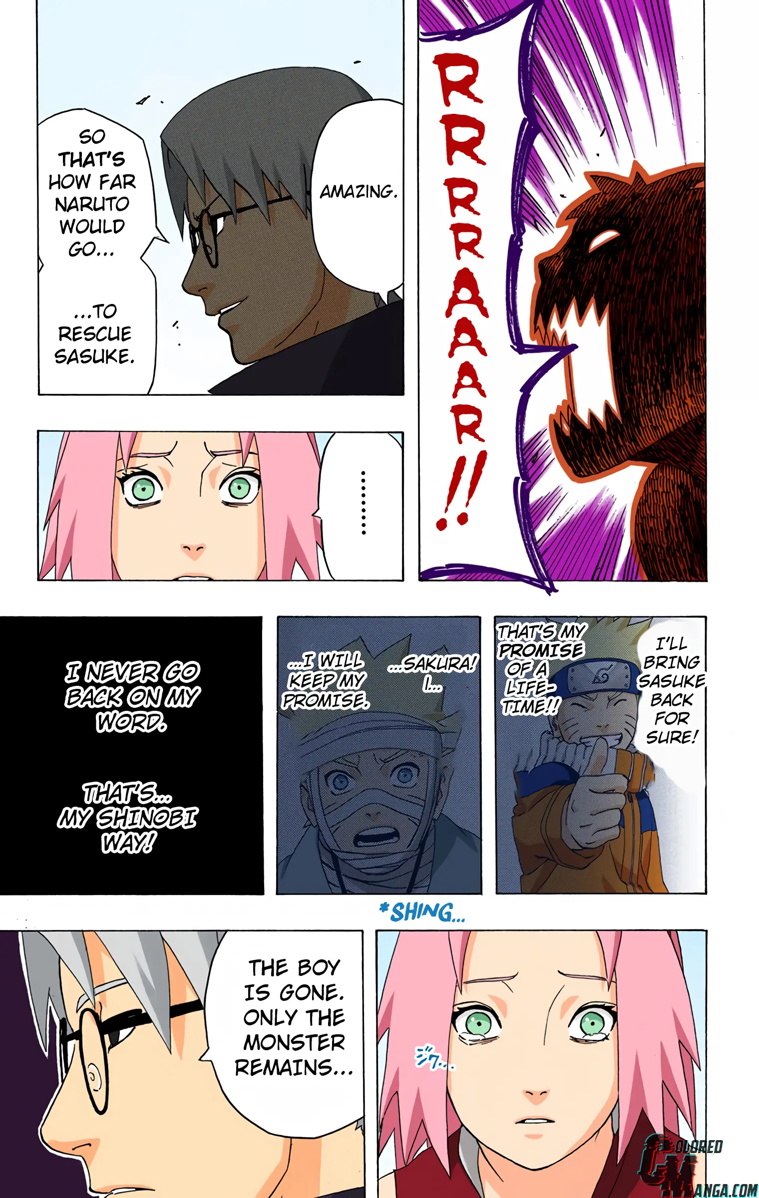 Naruto Colored Manga Online, chapter 296, page 5