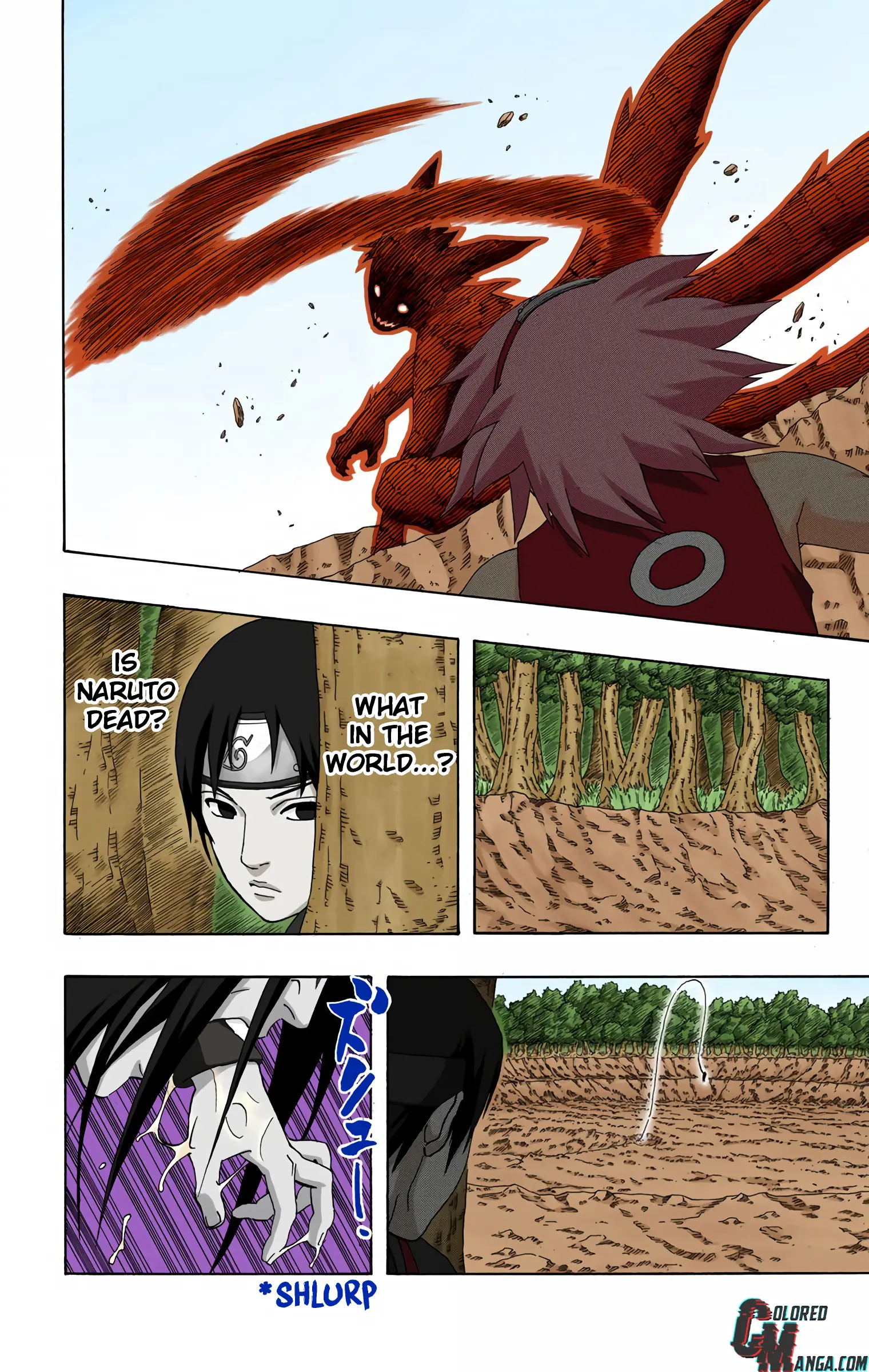 Naruto Colored Manga Online, chapter 296, page 8
