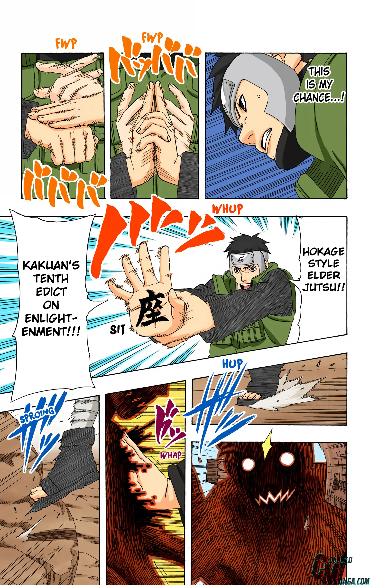 Naruto Colored Manga Online, chapter 296, page 15