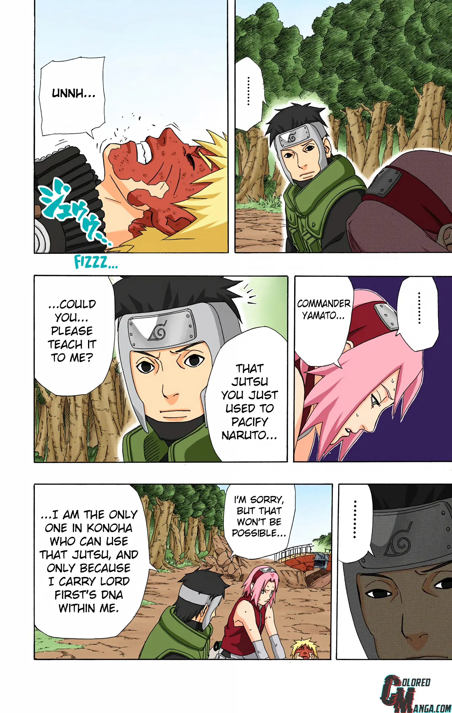Naruto Colored Manga Online, chapter 297, page 8
