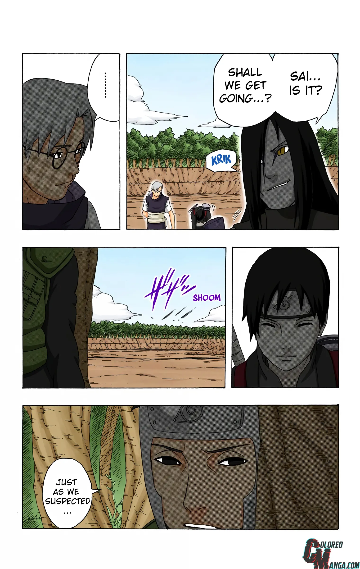 Naruto Colored Manga Online, chapter 297, page 17
