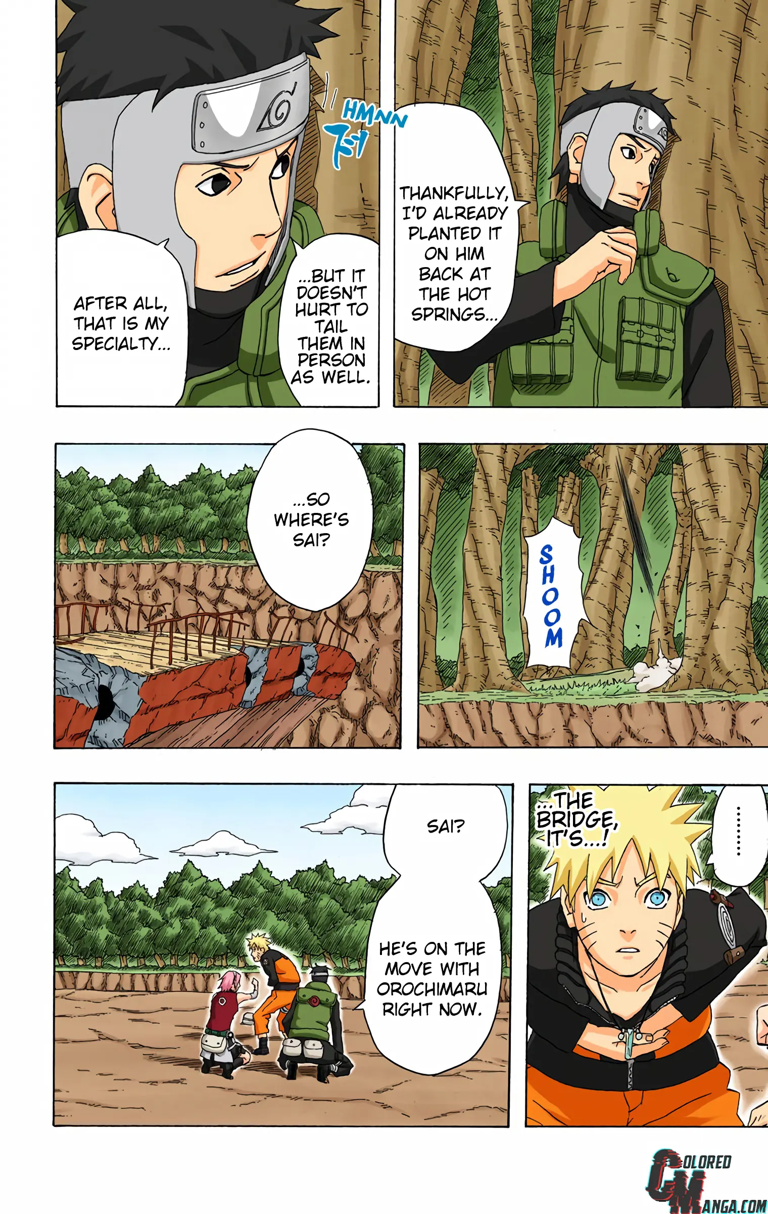 Naruto Colored Manga Online, chapter 298, page 2