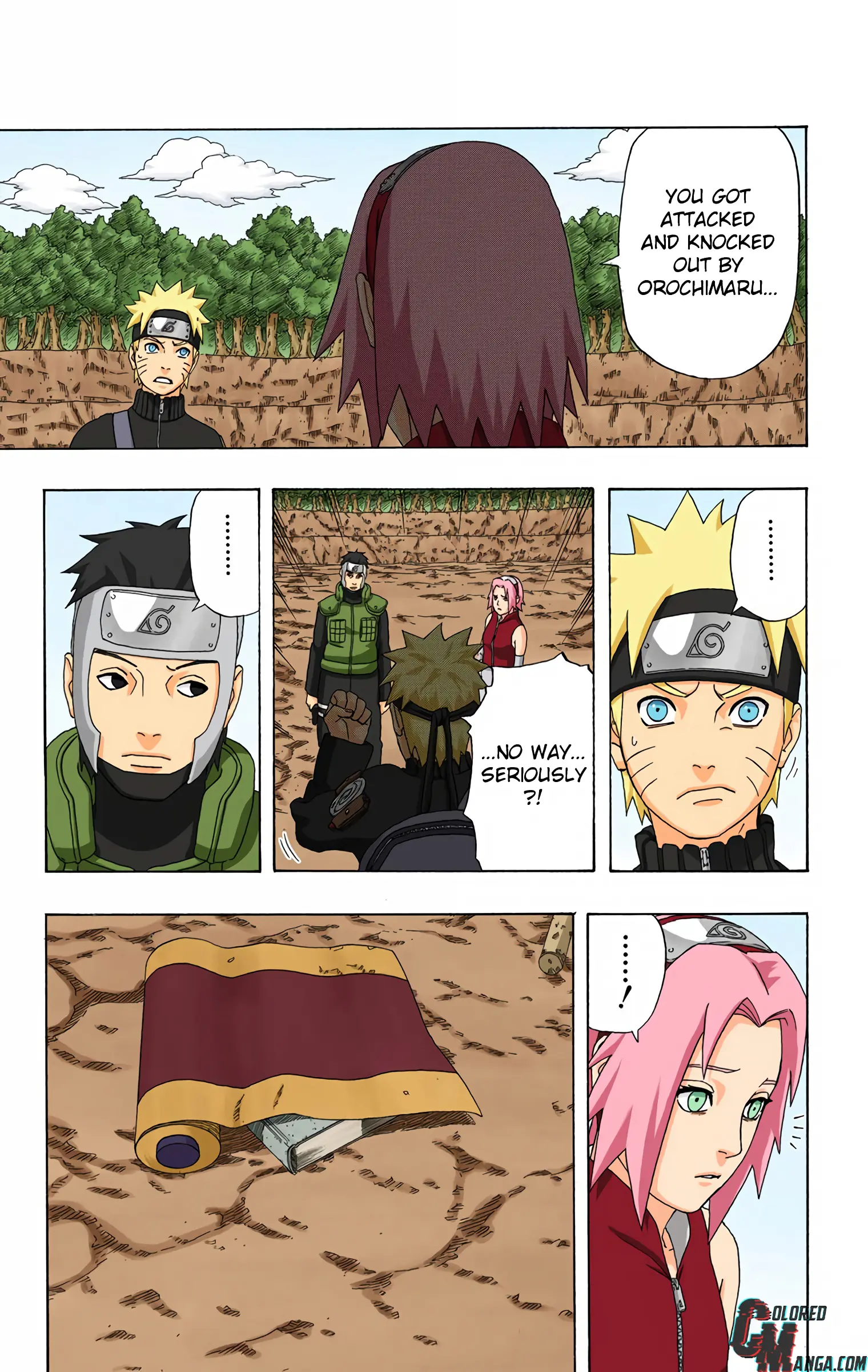 Naruto Colored Manga Online, chapter 298, page 5