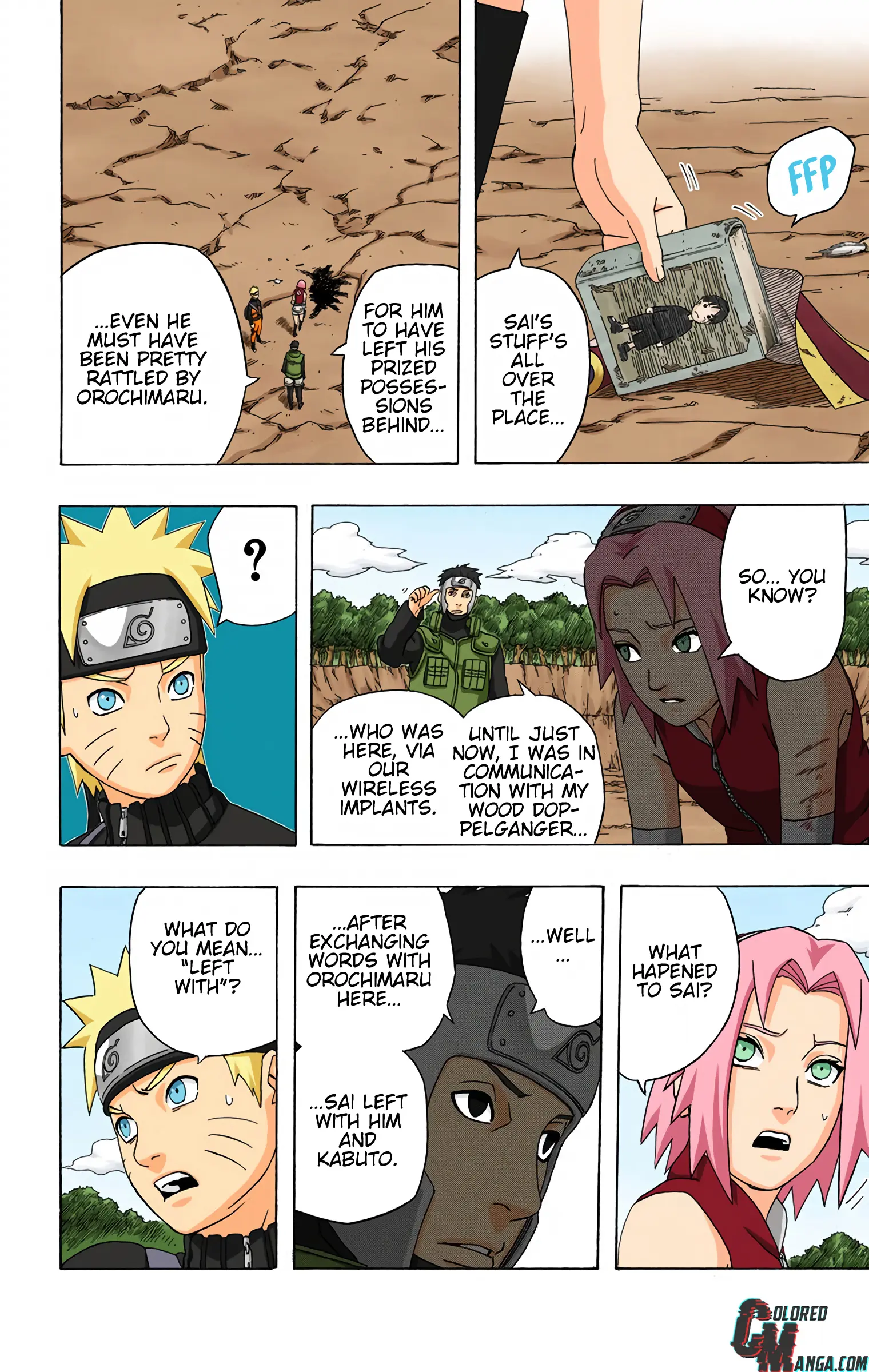 Naruto Colored Manga Online, chapter 298, page 6