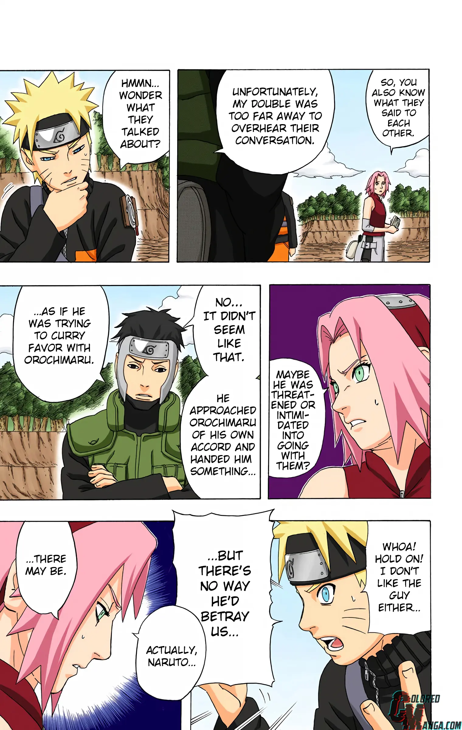 Naruto Colored Manga Online, chapter 298, page 7