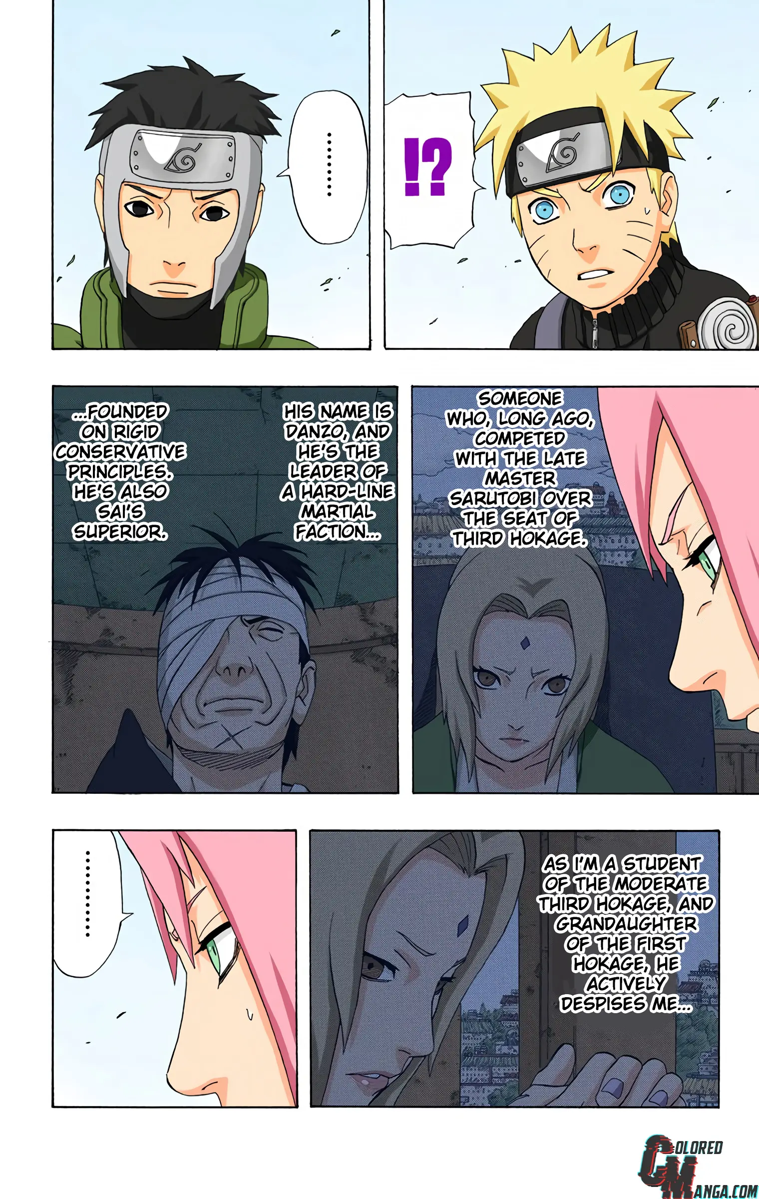 Naruto Colored Manga Online, chapter 298, page 8