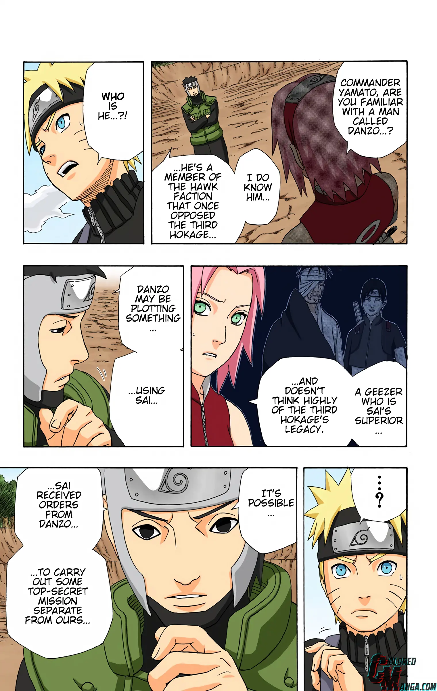 Naruto Colored Manga Online, chapter 298, page 9