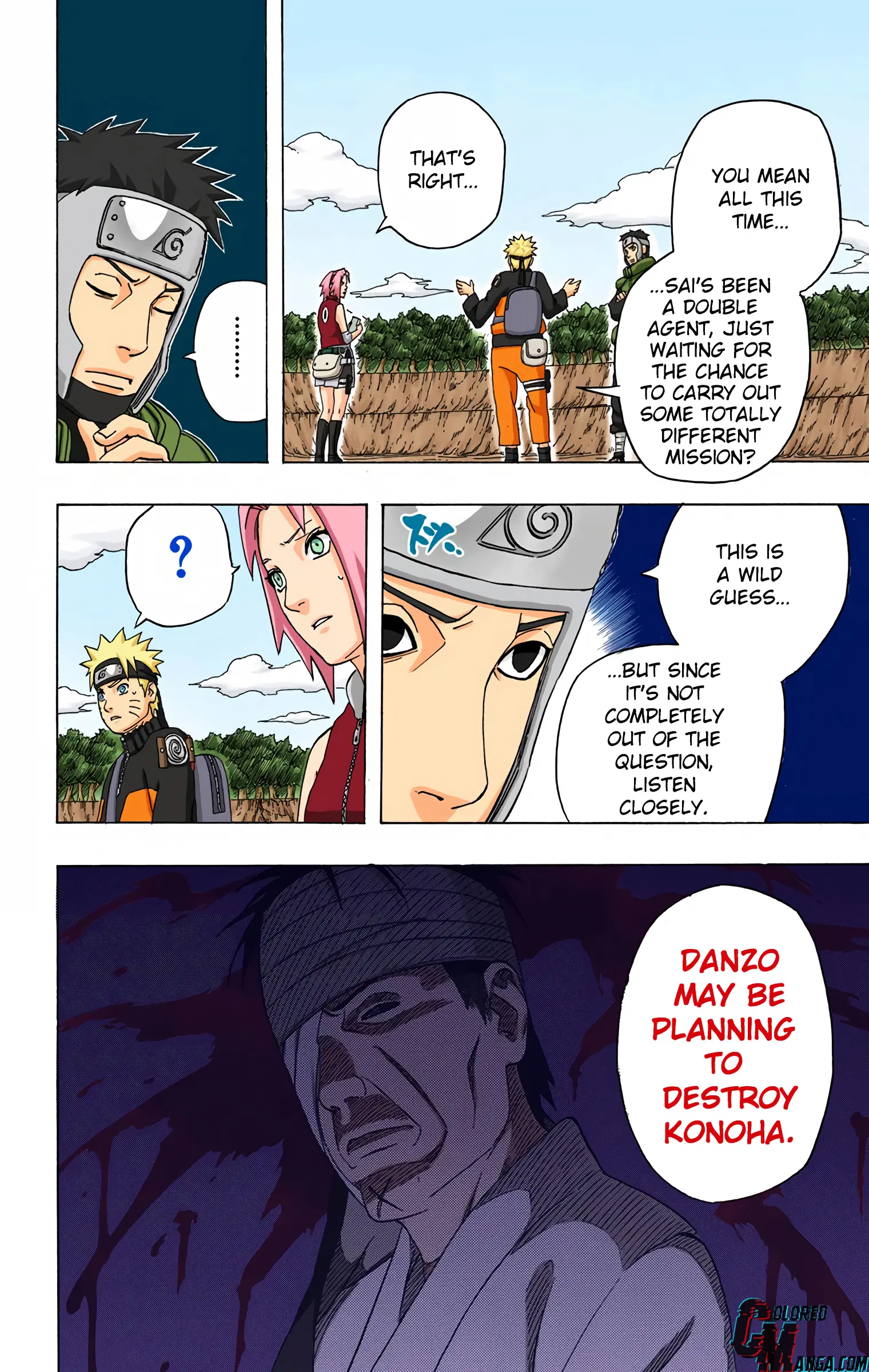 Naruto Colored Manga Online, chapter 298, page 10