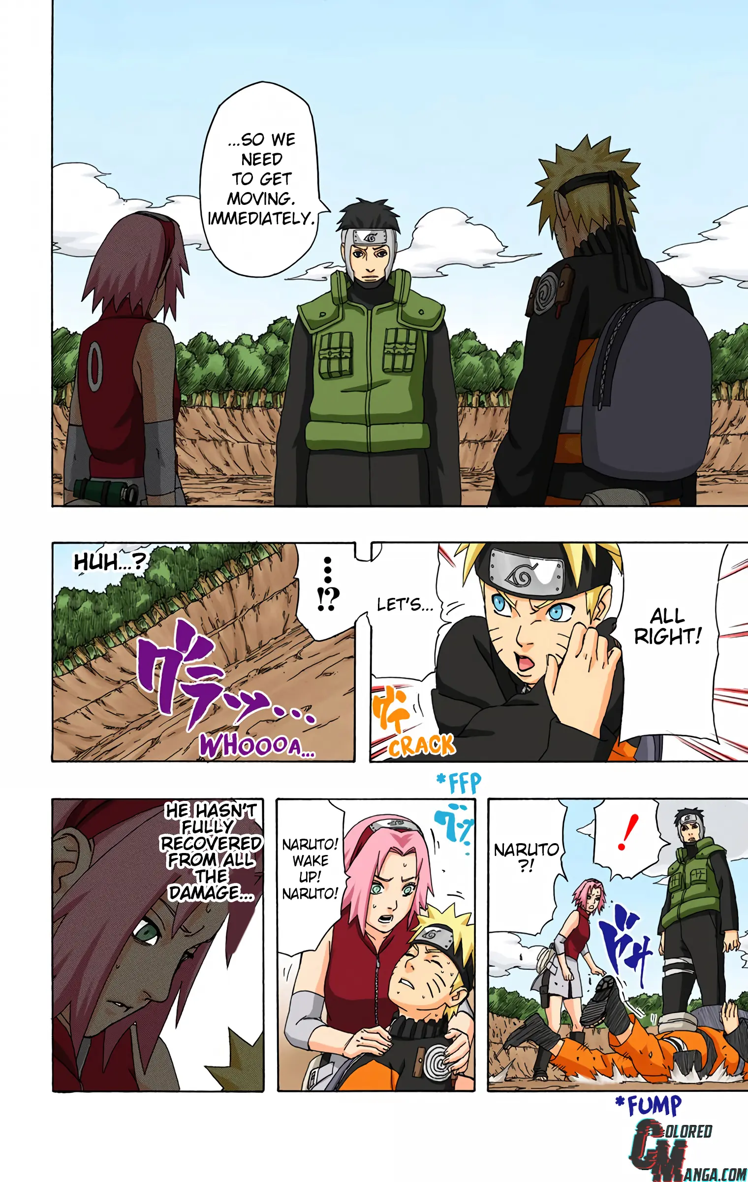 Naruto Colored Manga Online, chapter 298, page 14