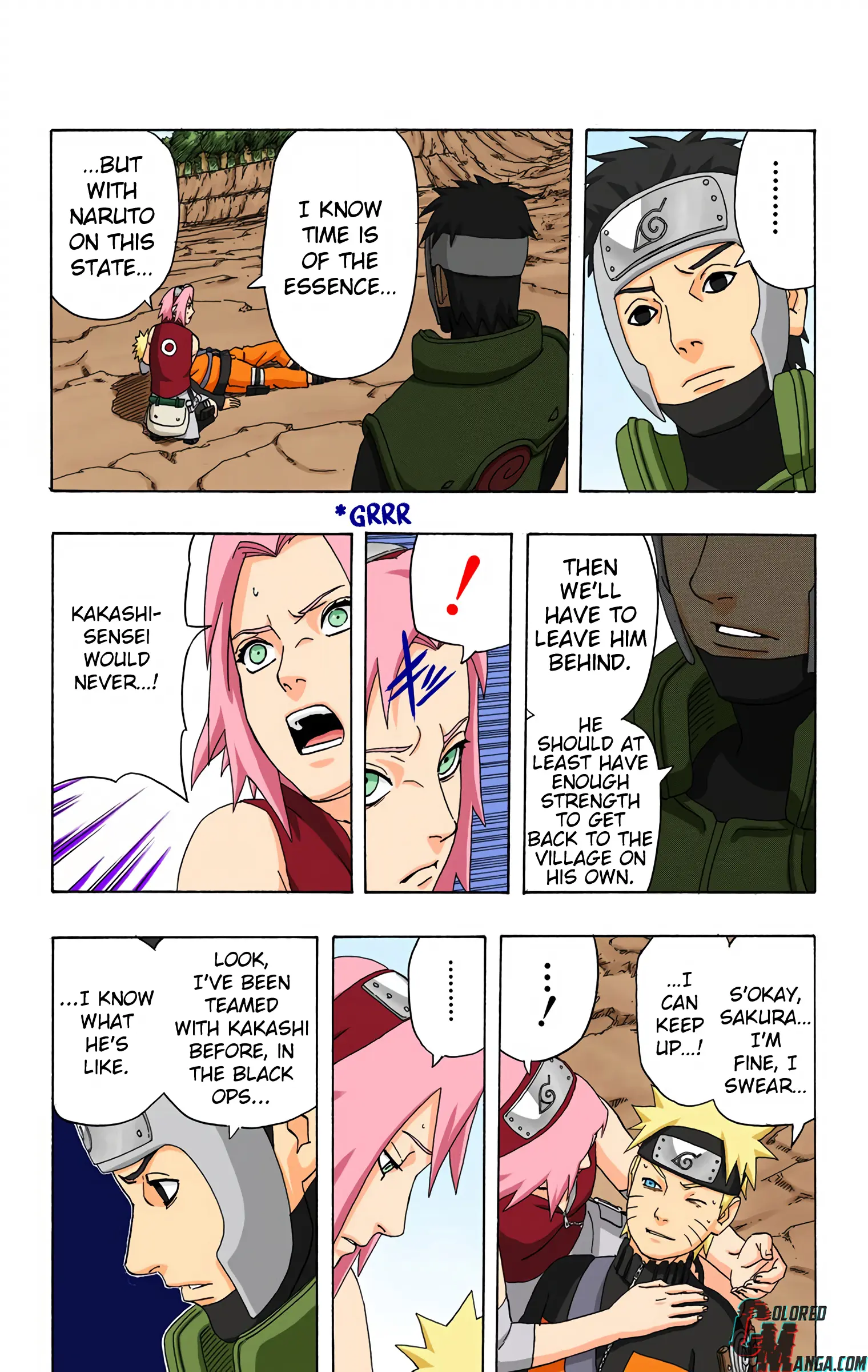 Naruto Colored Manga Online, chapter 298, page 15