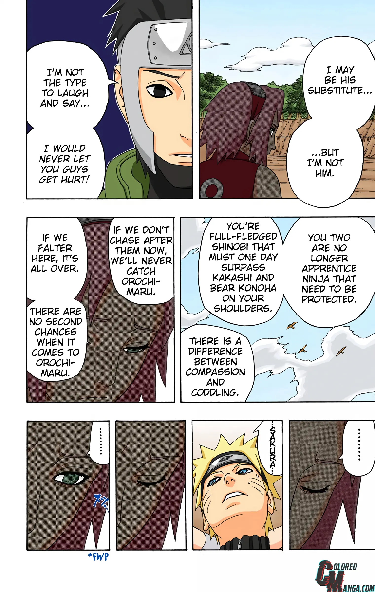 Naruto Colored Manga Online, chapter 298, page 16