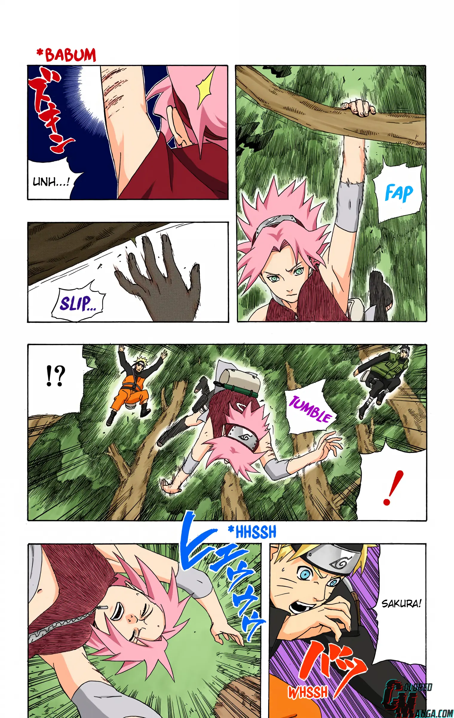 Naruto Colored Manga Online, chapter 299, page 3