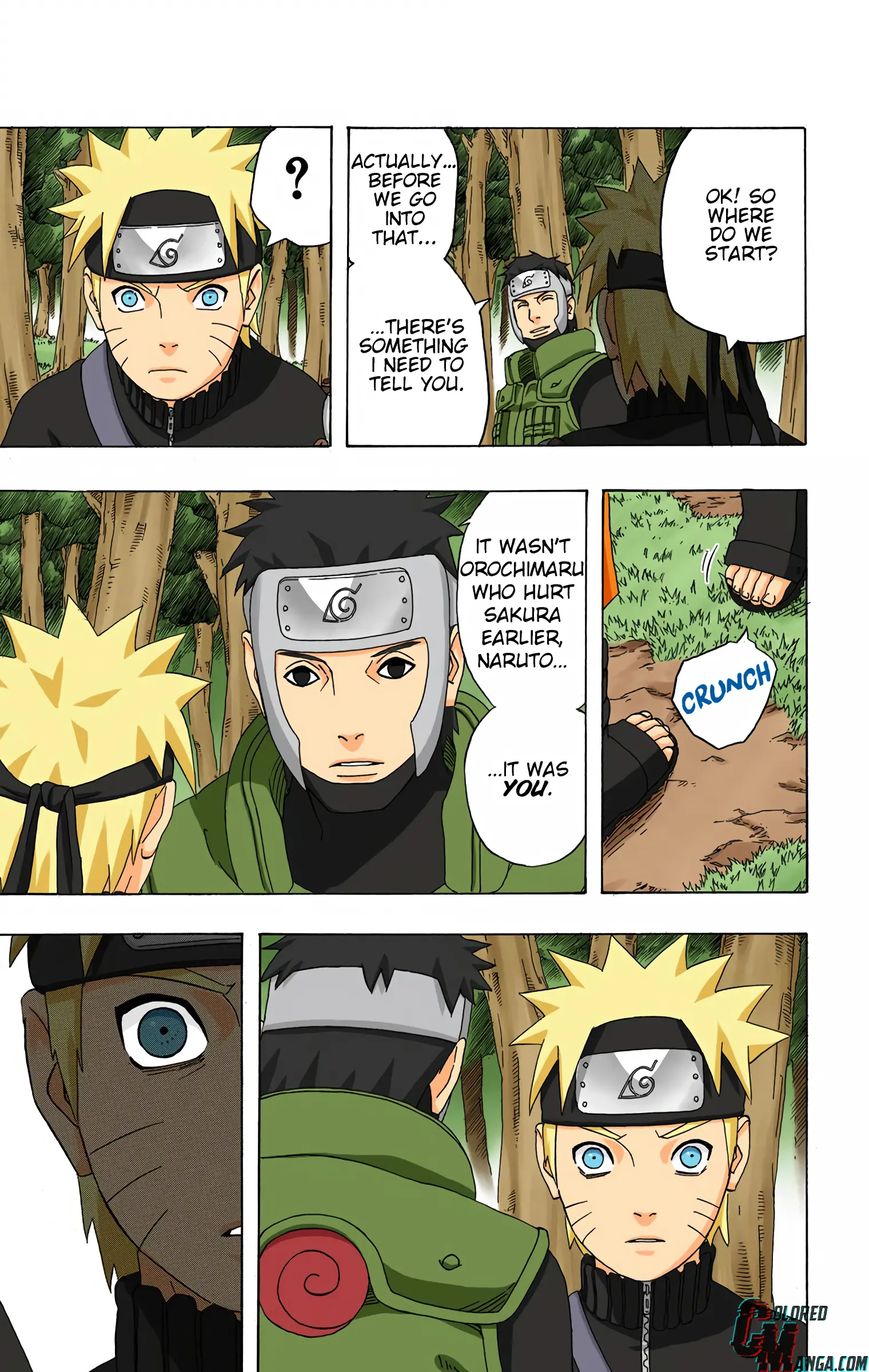 Naruto Colored Manga Online, chapter 299, page 7