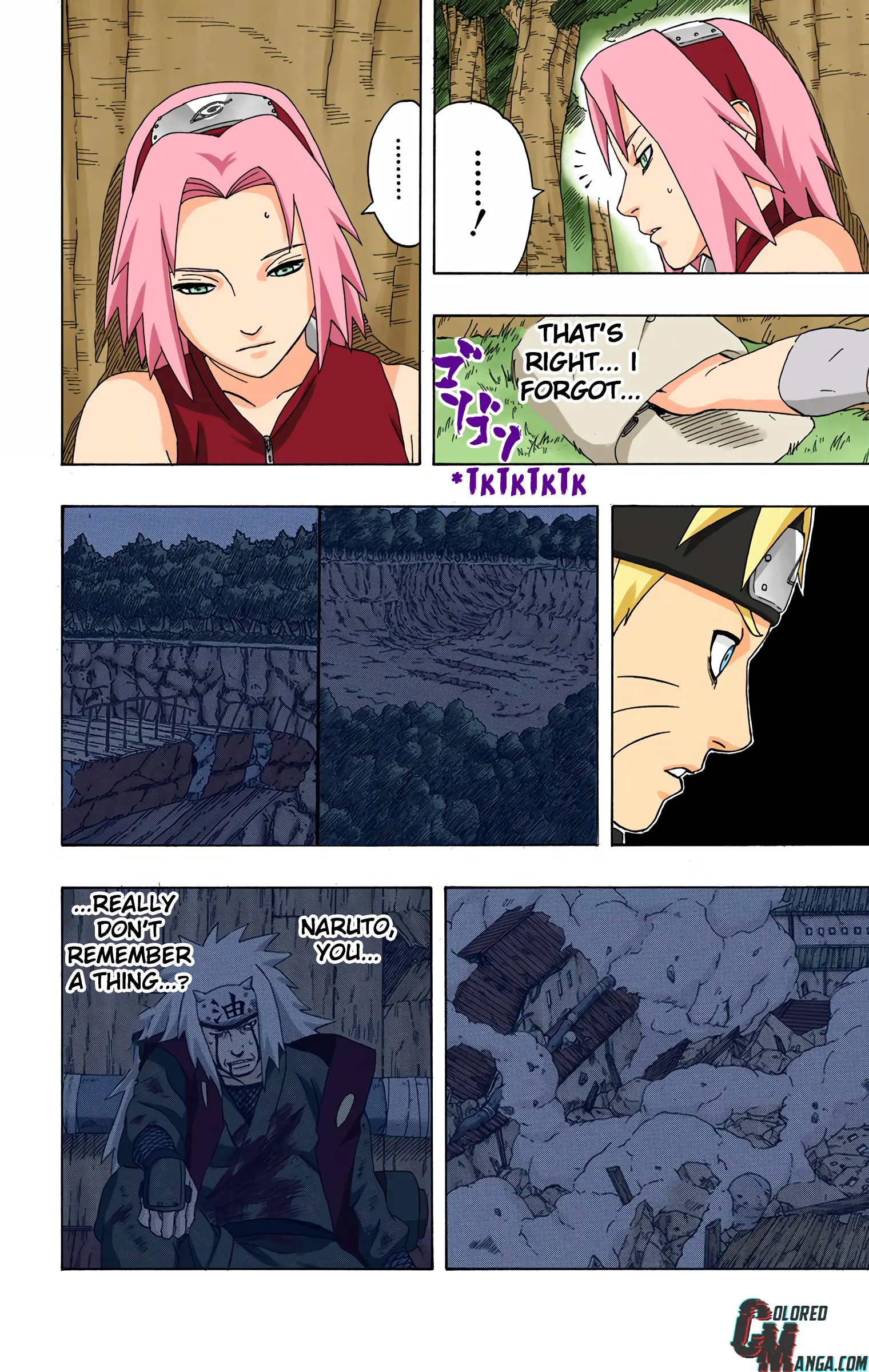 Naruto Colored Manga Online, chapter 299, page 8