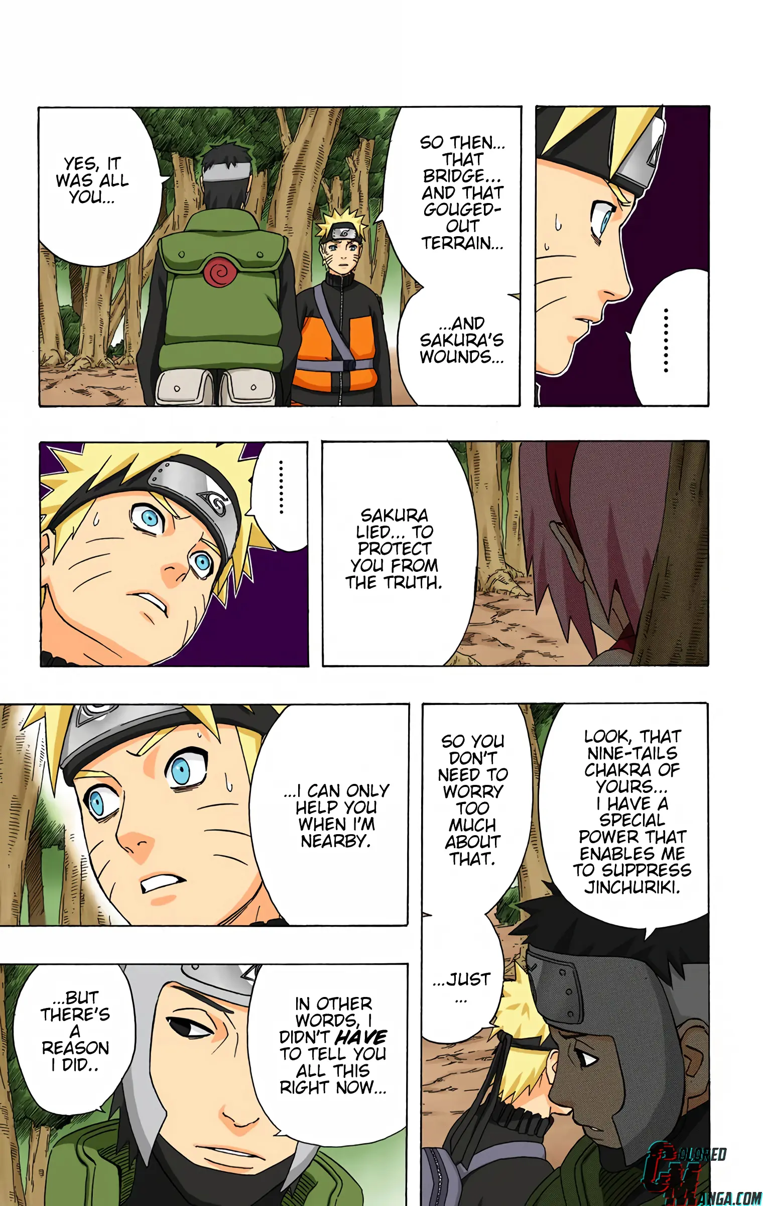 Naruto Colored Manga Online, chapter 299, page 9