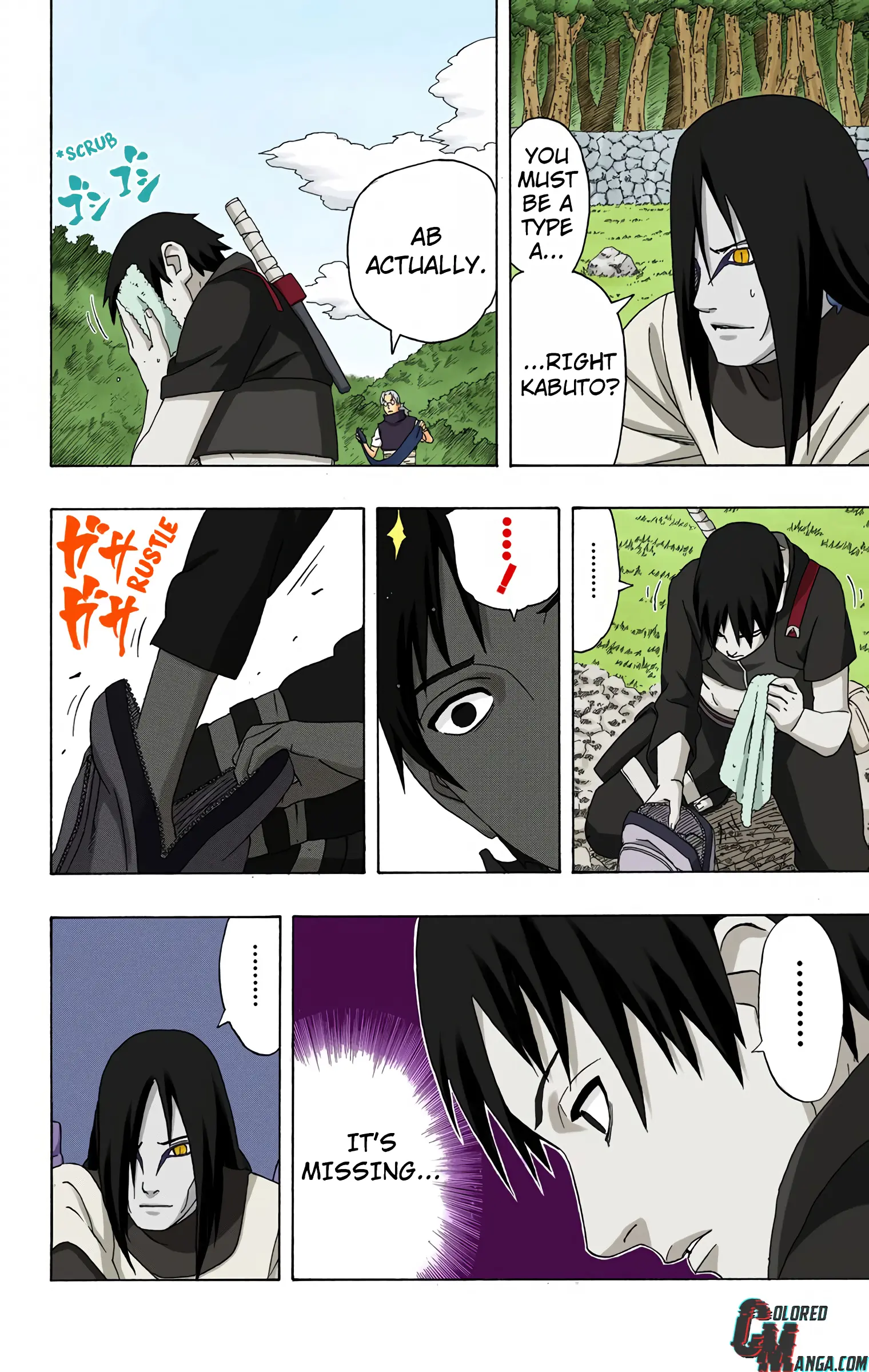 Naruto Colored Manga Online, chapter 300, page 9
