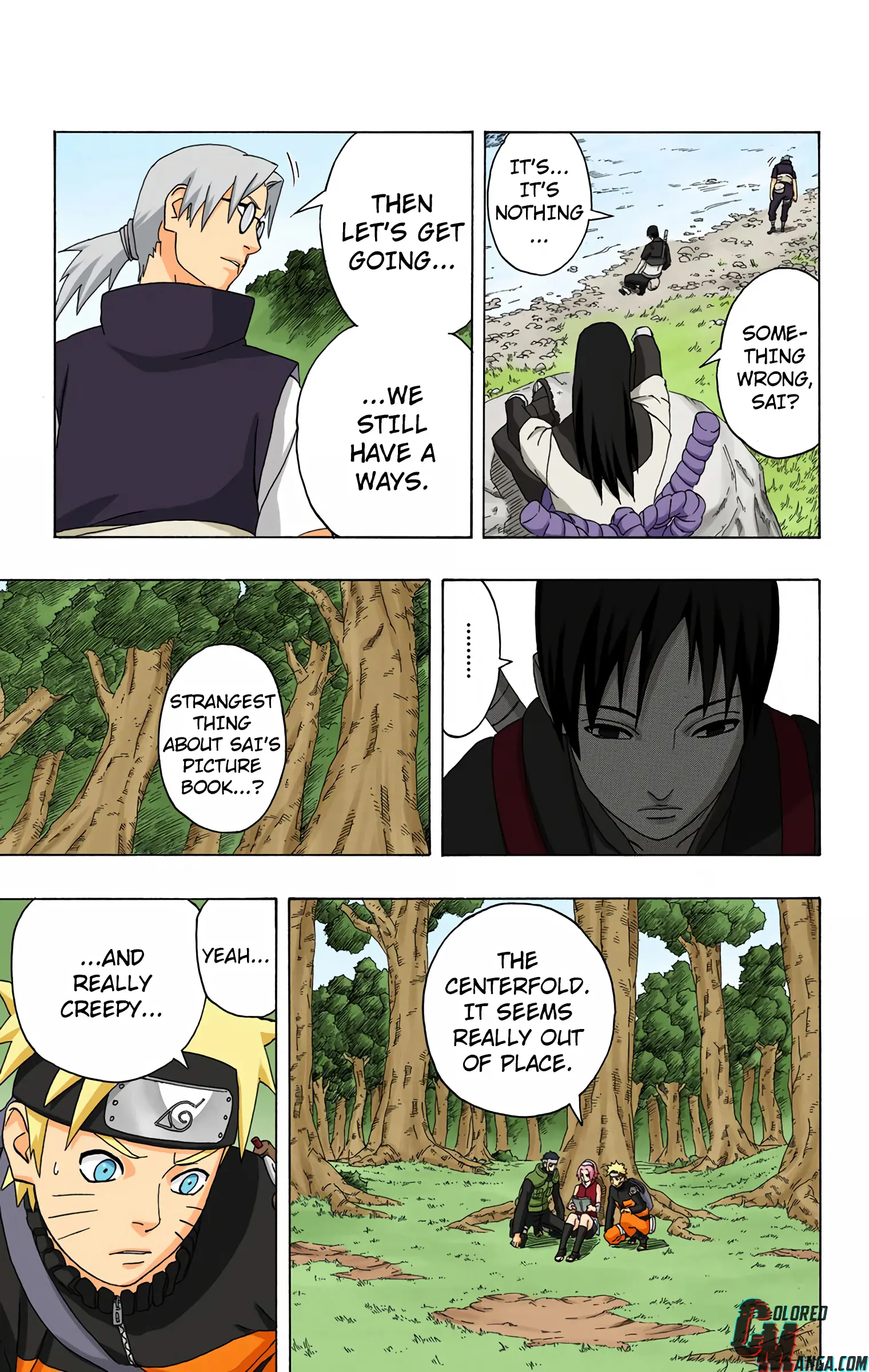 Naruto Colored Manga Online, chapter 300, page 10