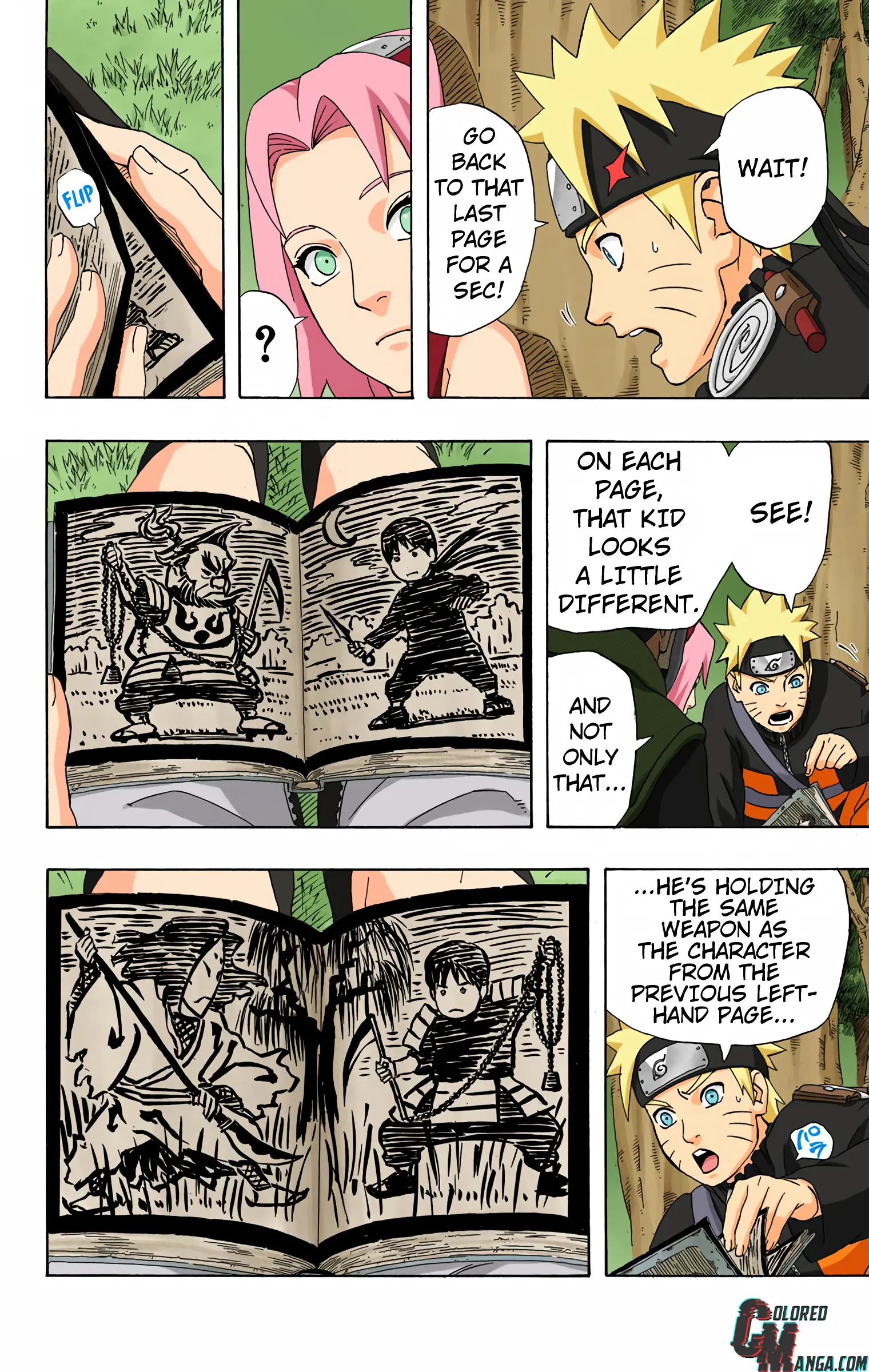 Naruto Colored Manga Online, chapter 300, page 14