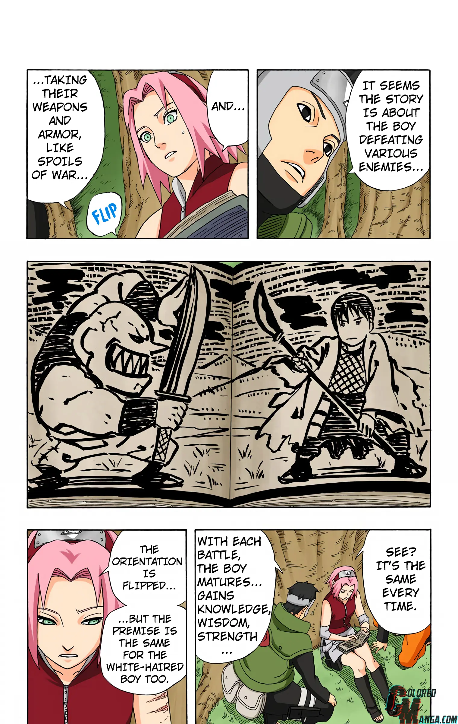 Naruto Colored Manga Online, chapter 300, page 15