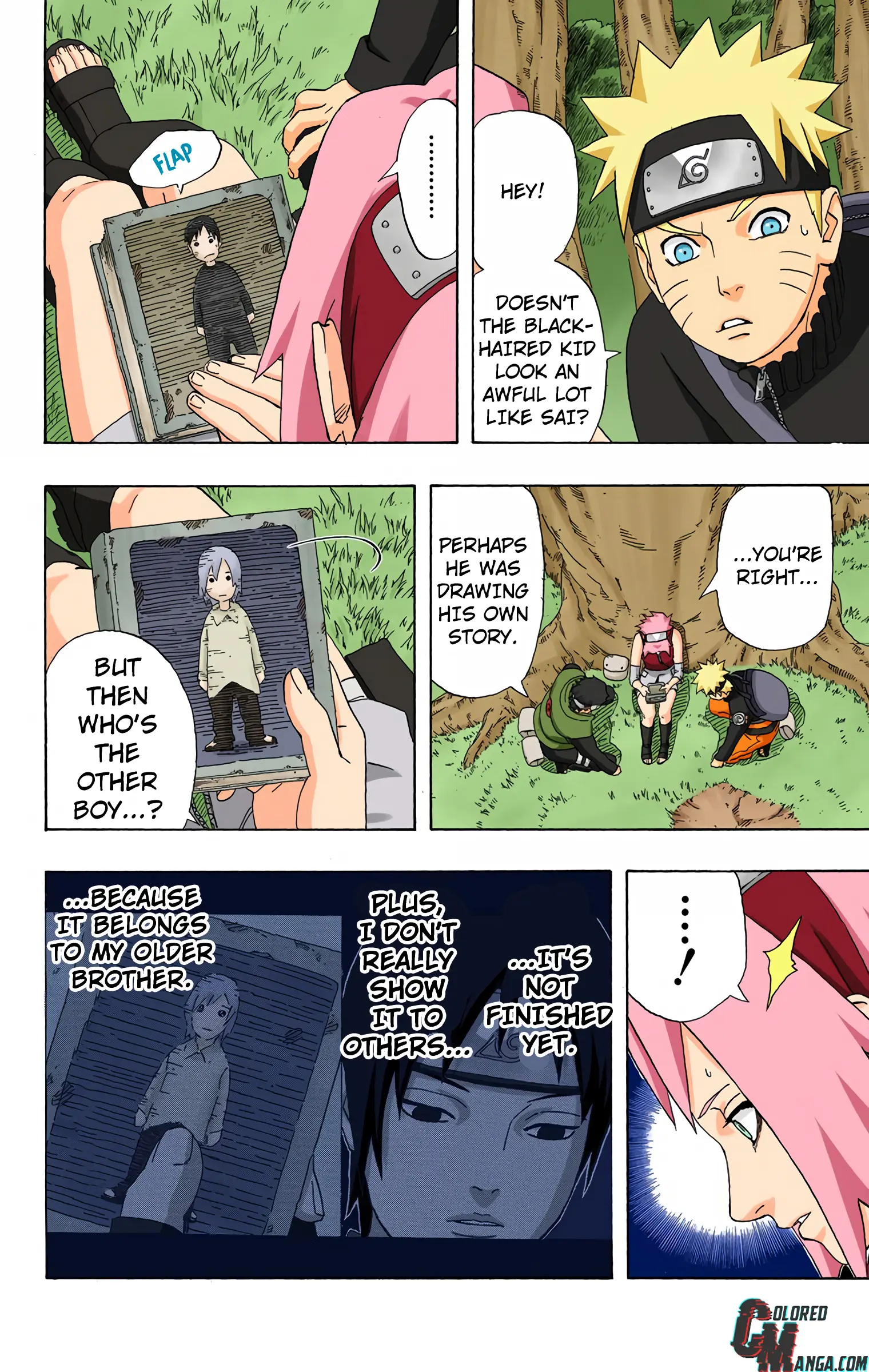Naruto Colored Manga Online, chapter 300, page 16