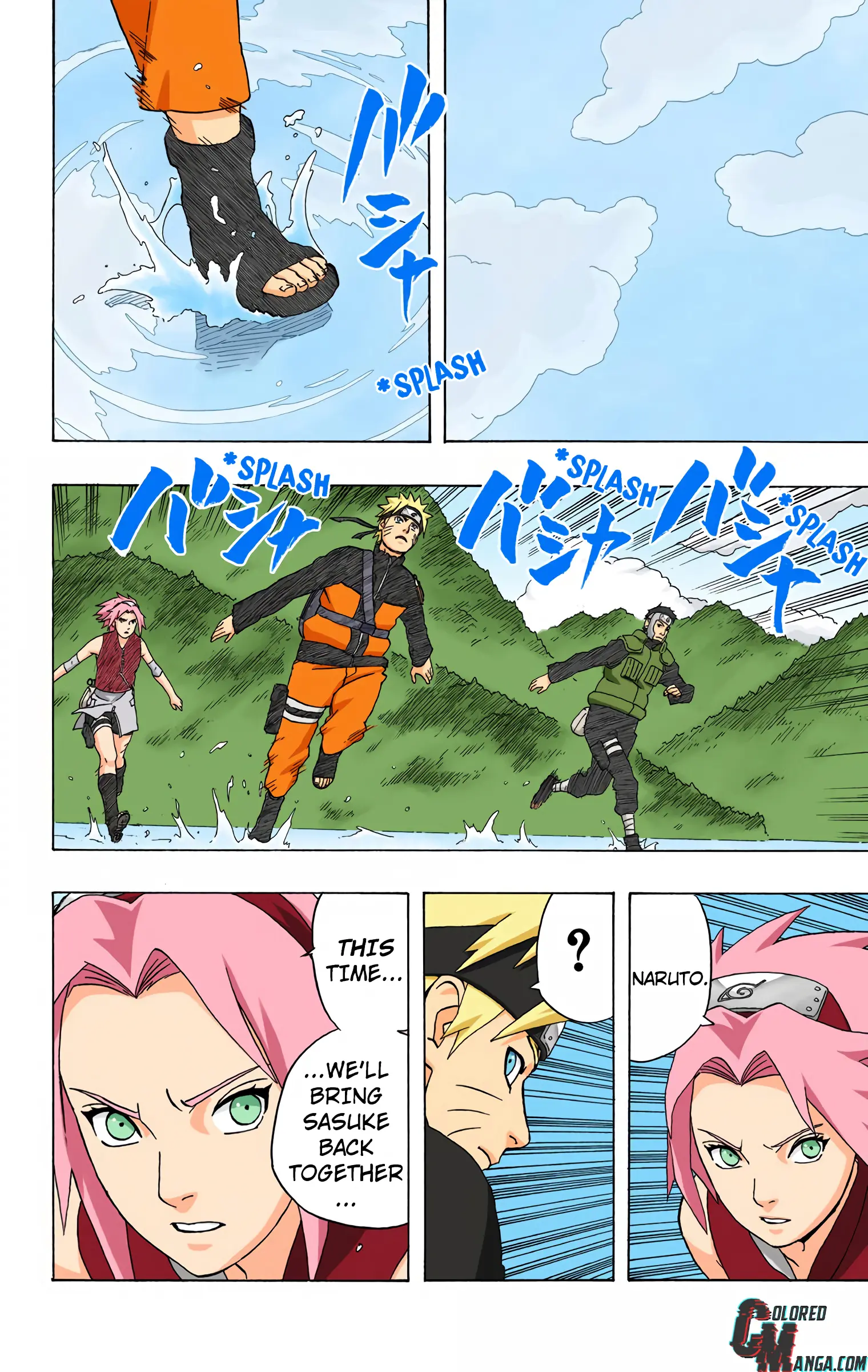 Naruto Colored Manga Online, chapter 301, page 2