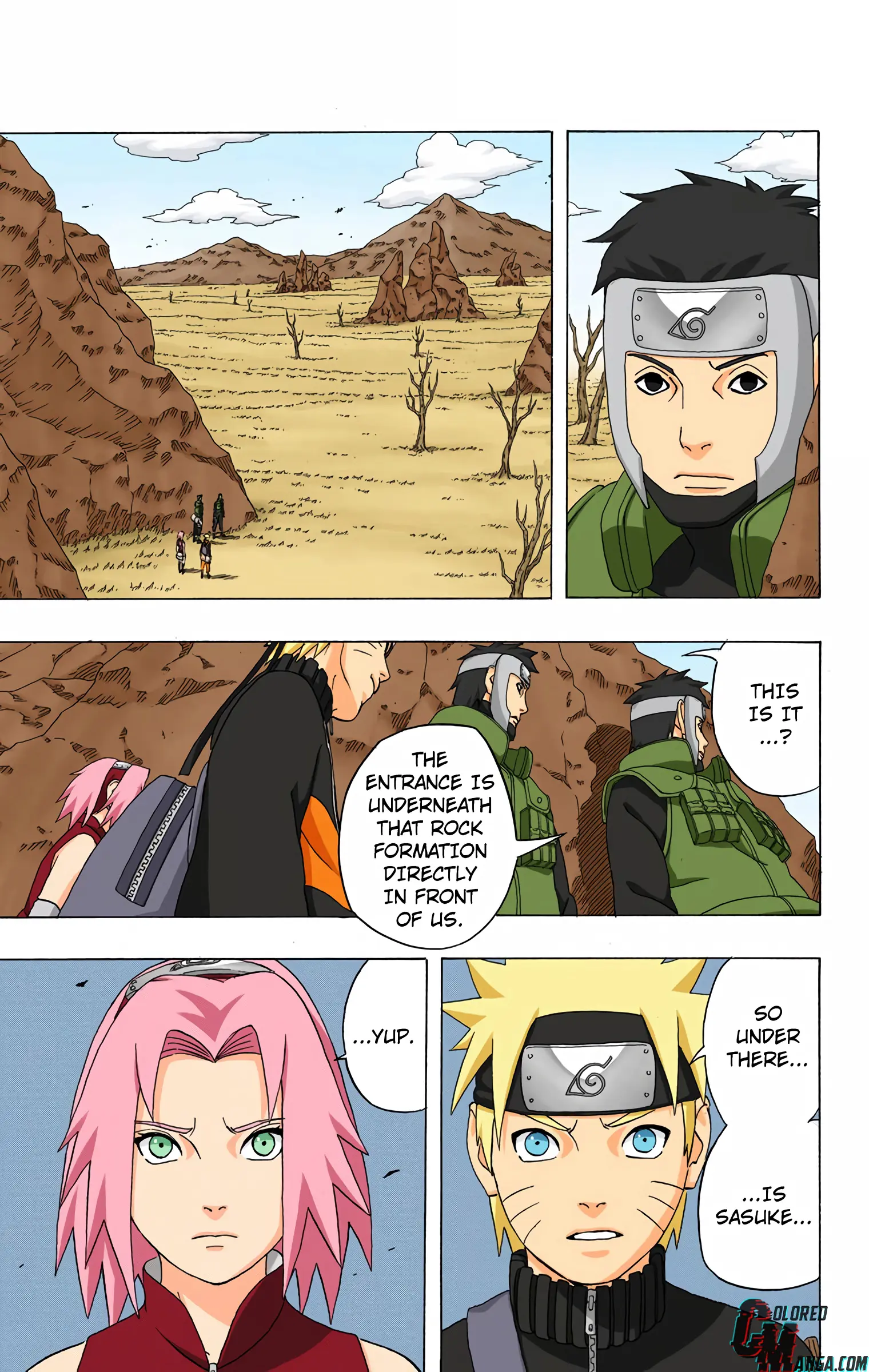 Naruto Colored Manga Online, chapter 301, page 12