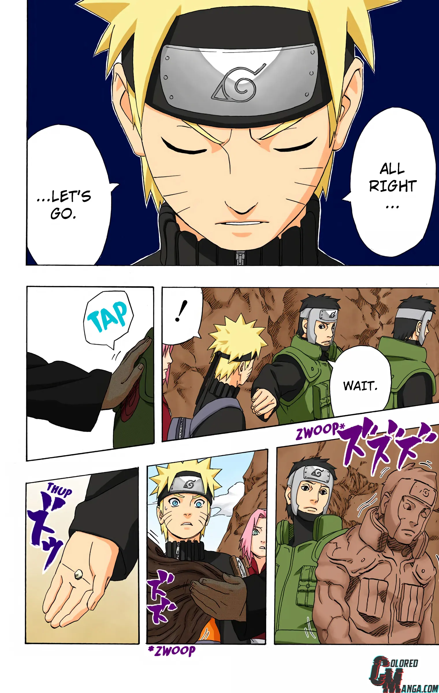 Naruto Colored Manga Online, chapter 301, page 13