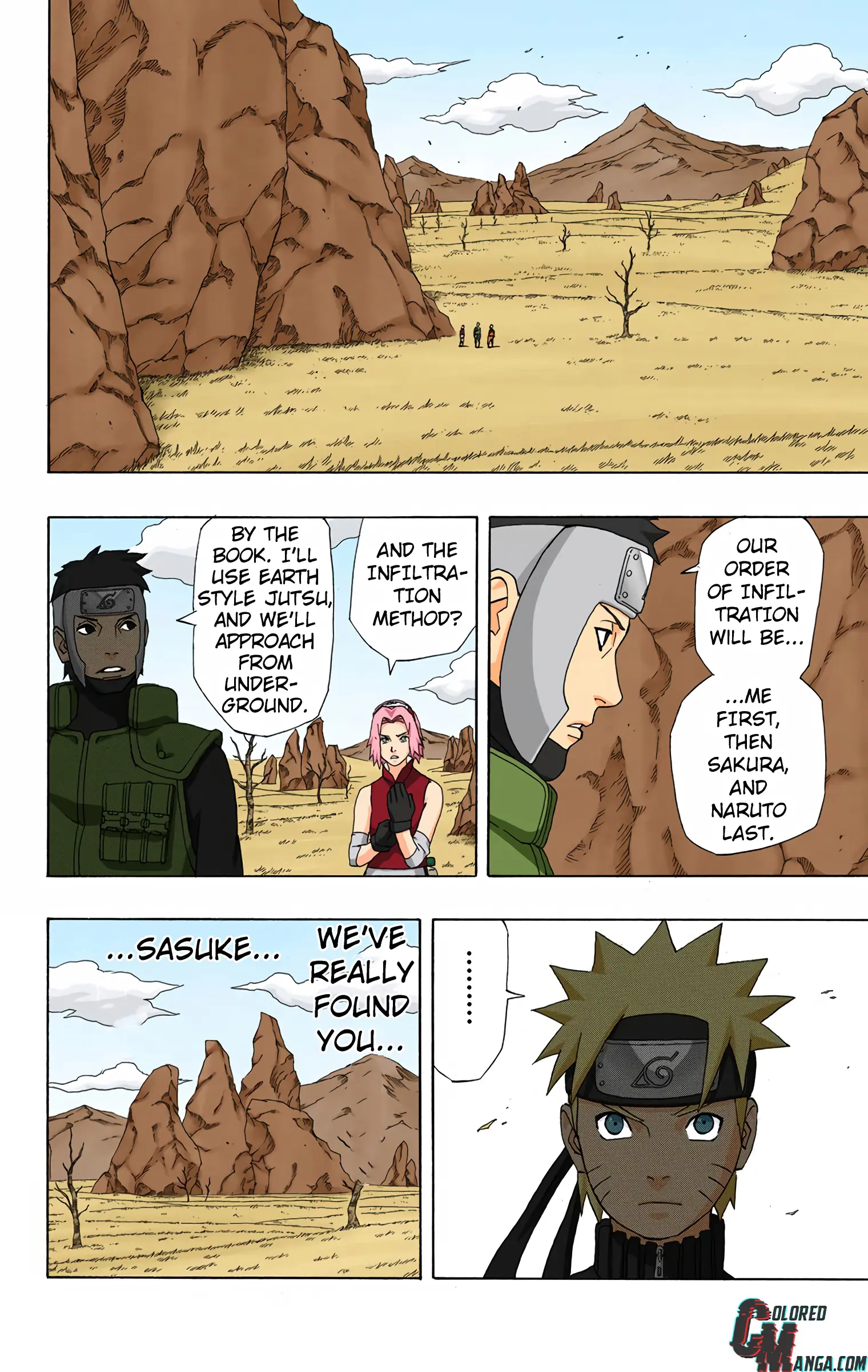 Naruto Colored Manga Online, chapter 302, page 2