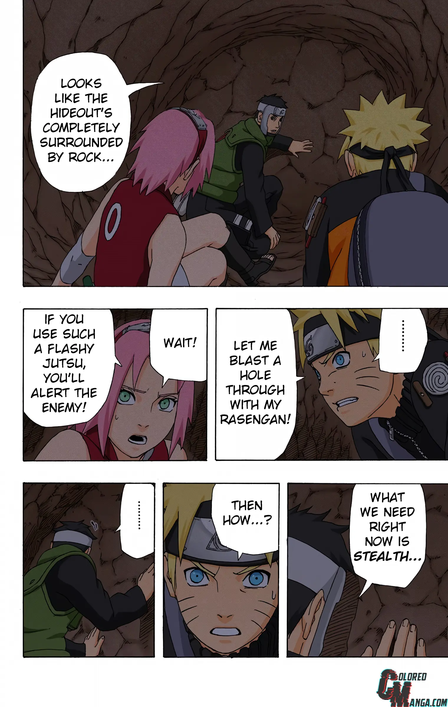 Naruto Colored Manga Online, chapter 302, page 6