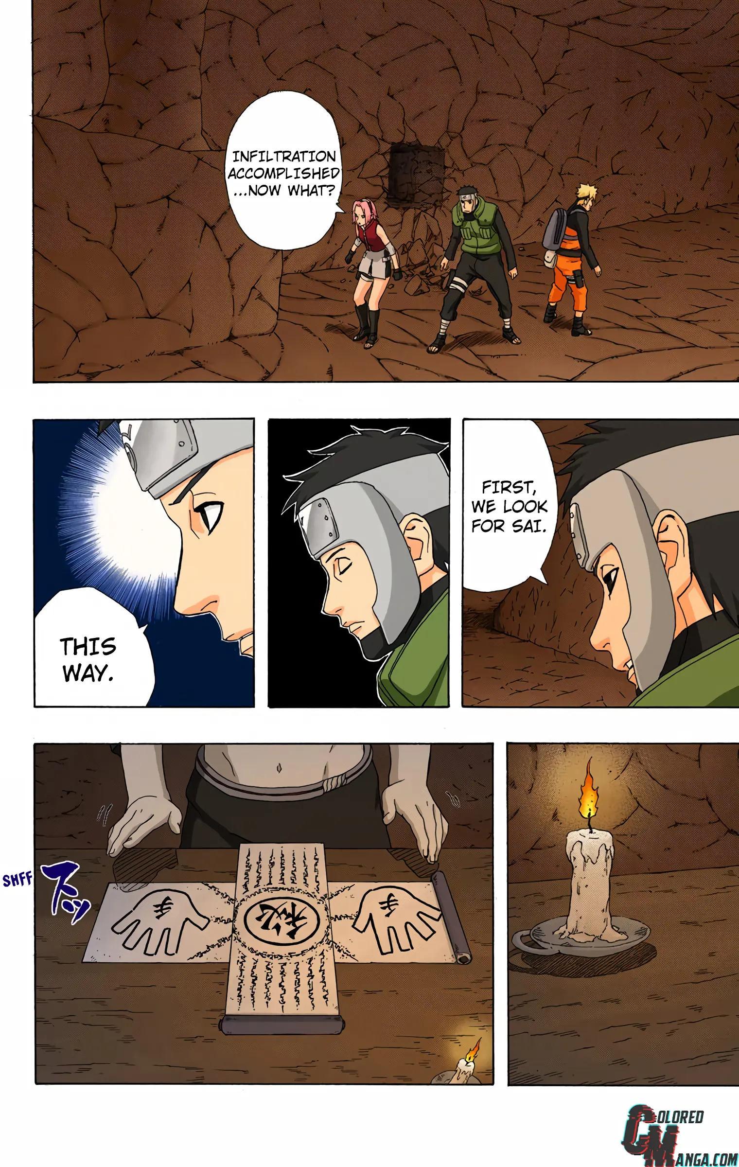 Naruto Colored Manga Online, chapter 302, page 8