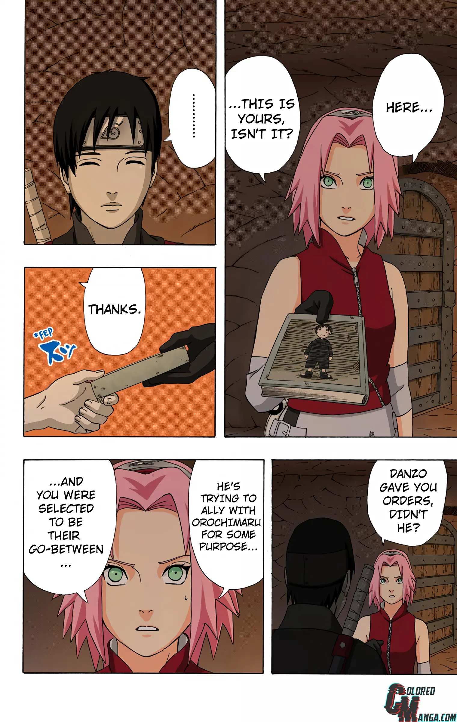 Naruto Colored Manga Online, chapter 302, page 14