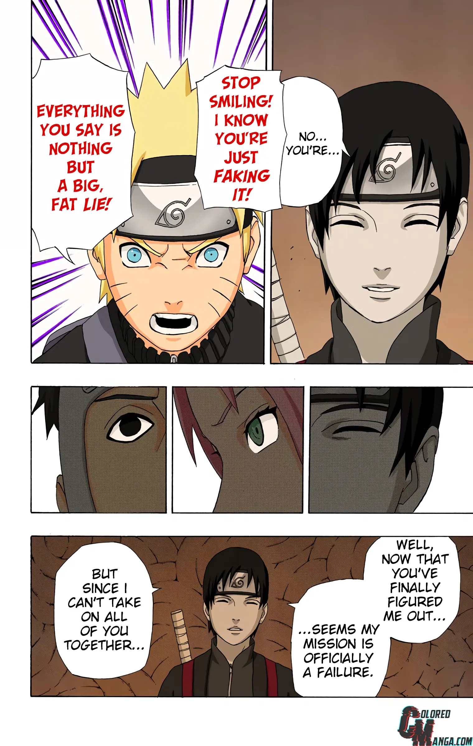 Naruto Colored Manga Online, chapter 302, page 16