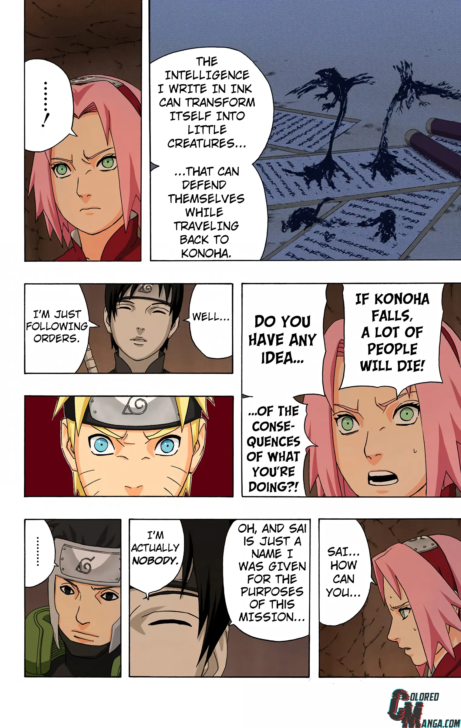 Naruto Colored Manga Online, chapter 303, page 4