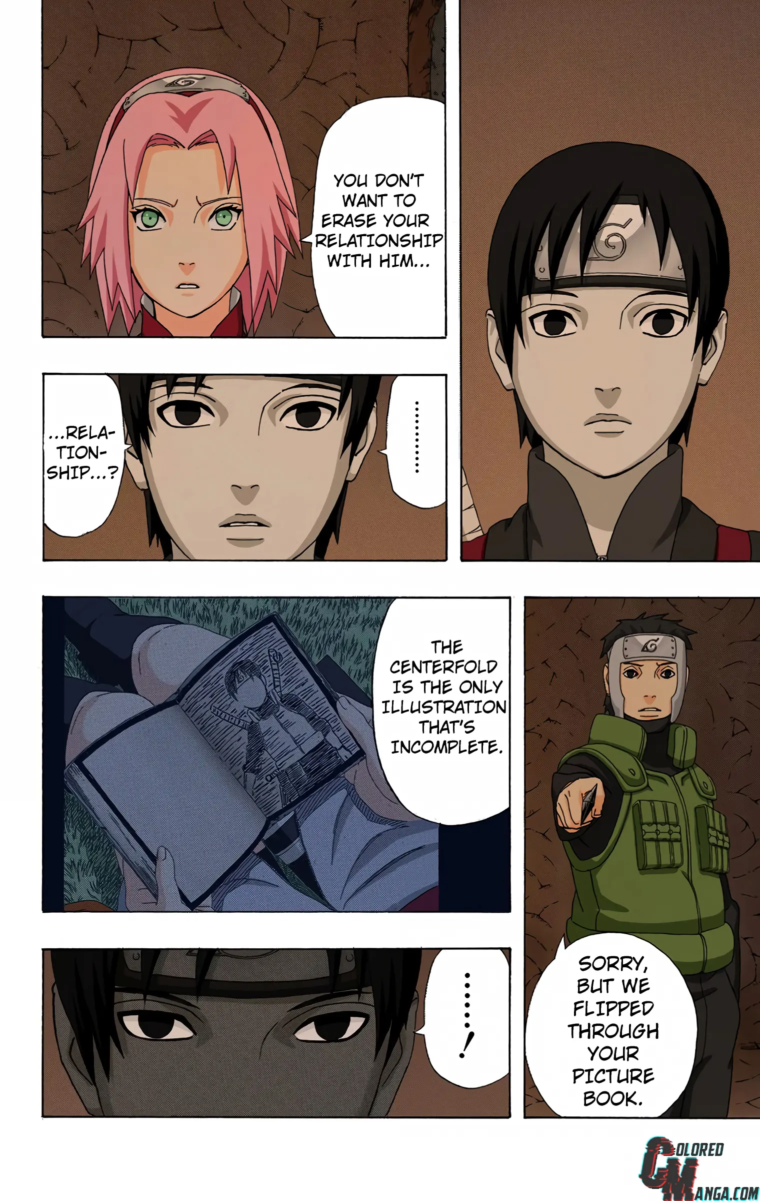 Naruto Colored Manga Online, chapter 303, page 8