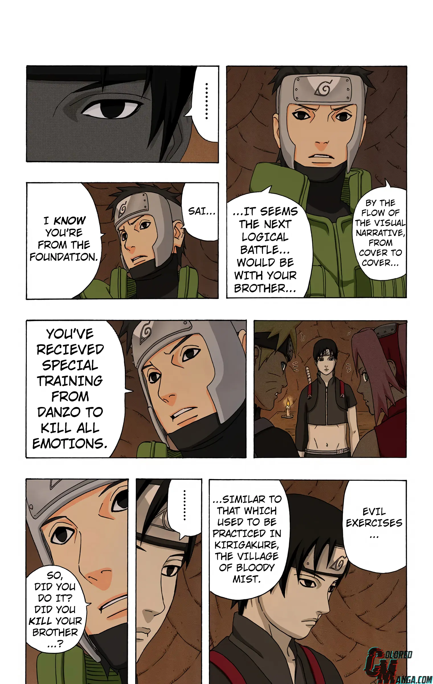 Naruto Colored Manga Online, chapter 303, page 9