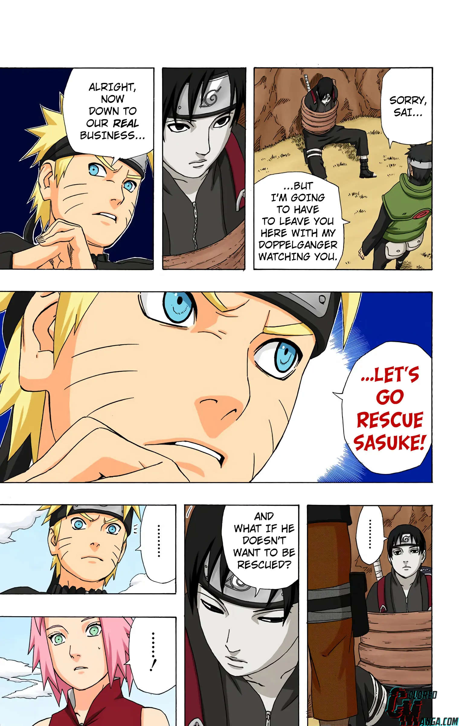 Naruto Colored Manga Online, chapter 303, page 13