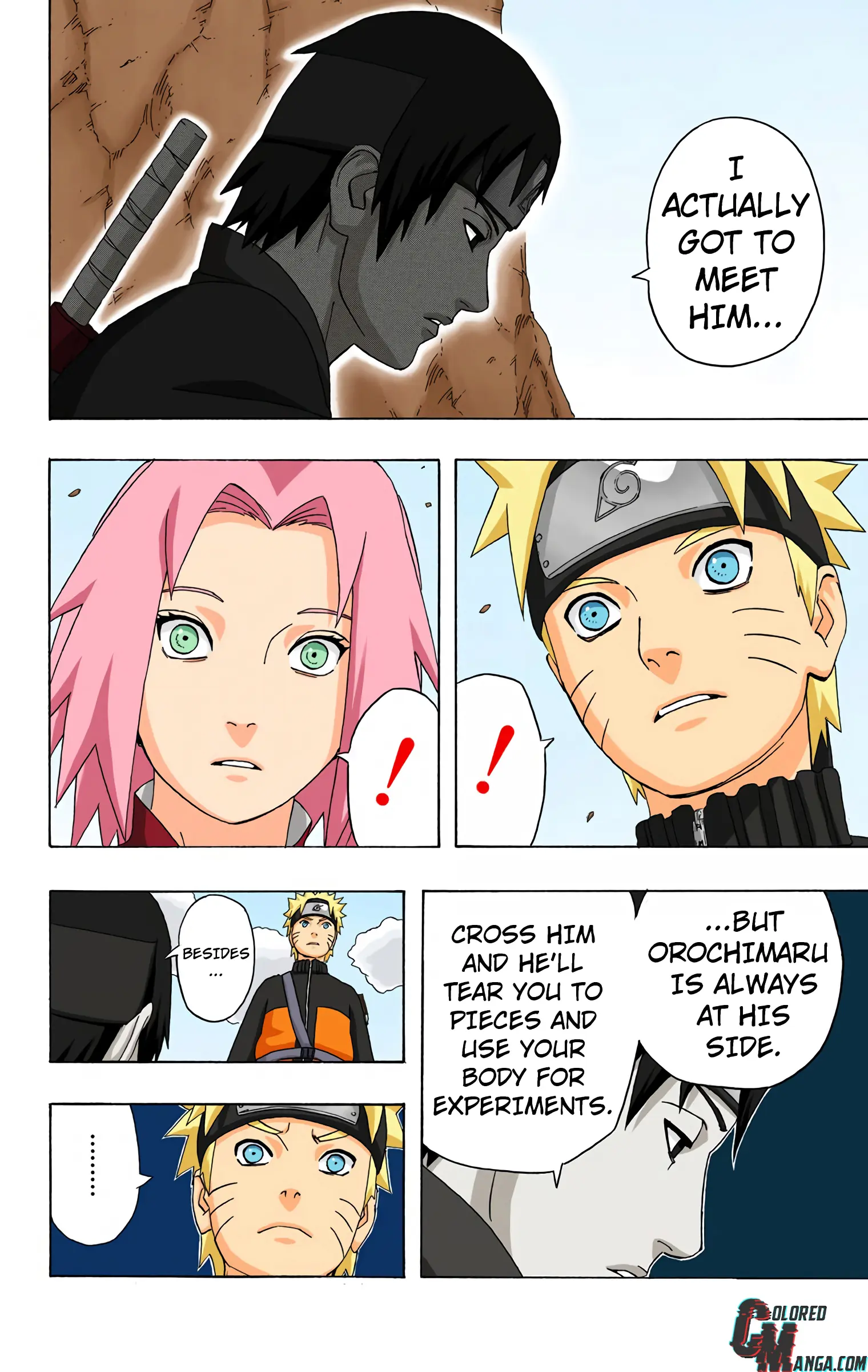 Naruto Colored Manga Online, chapter 303, page 14