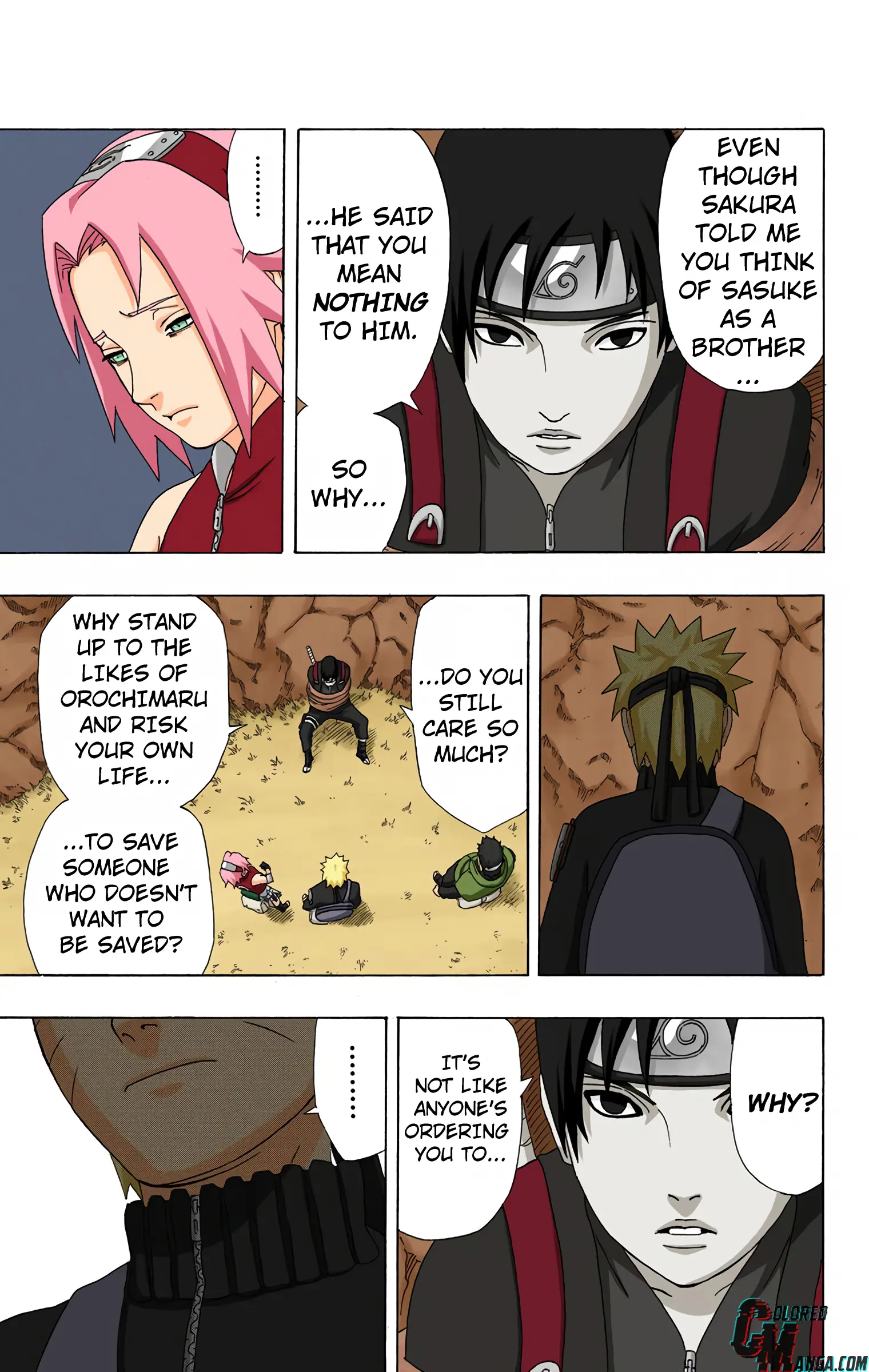 Naruto Colored Manga Online, chapter 303, page 15